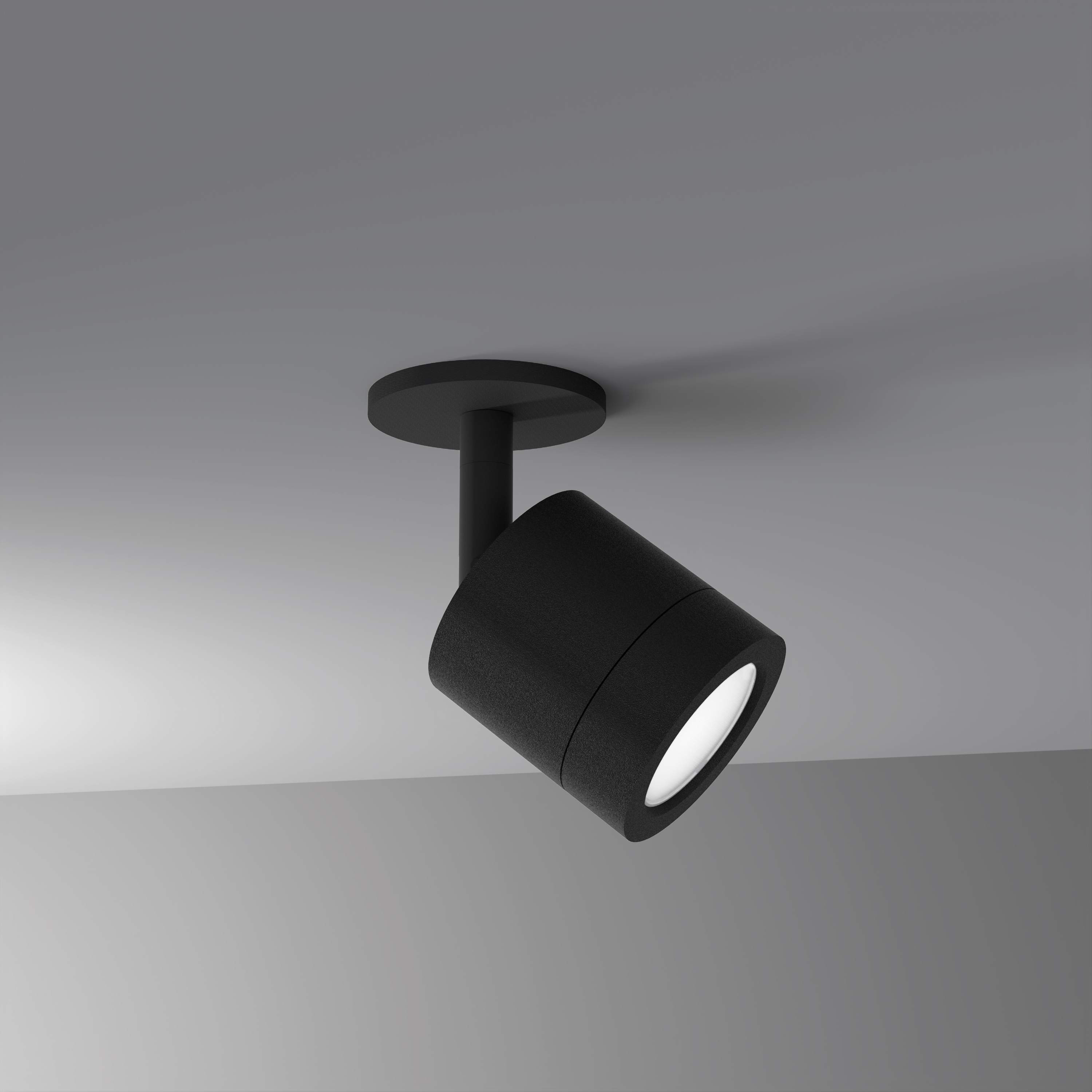 Display product SURFACE | MINI - Recessed light source, black from manufacturer Letroh