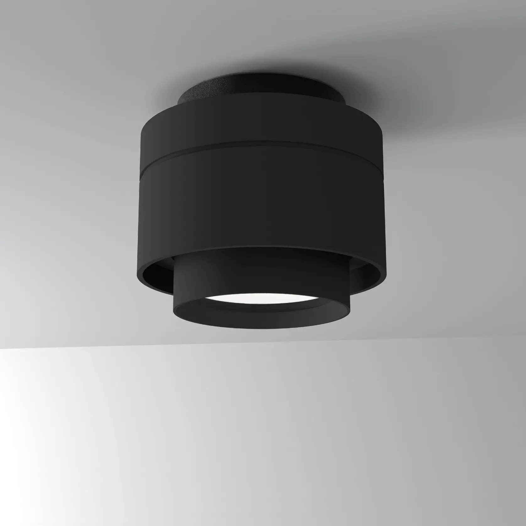 Letroh - SURFACE | ZOOM - Ceiling spot, black