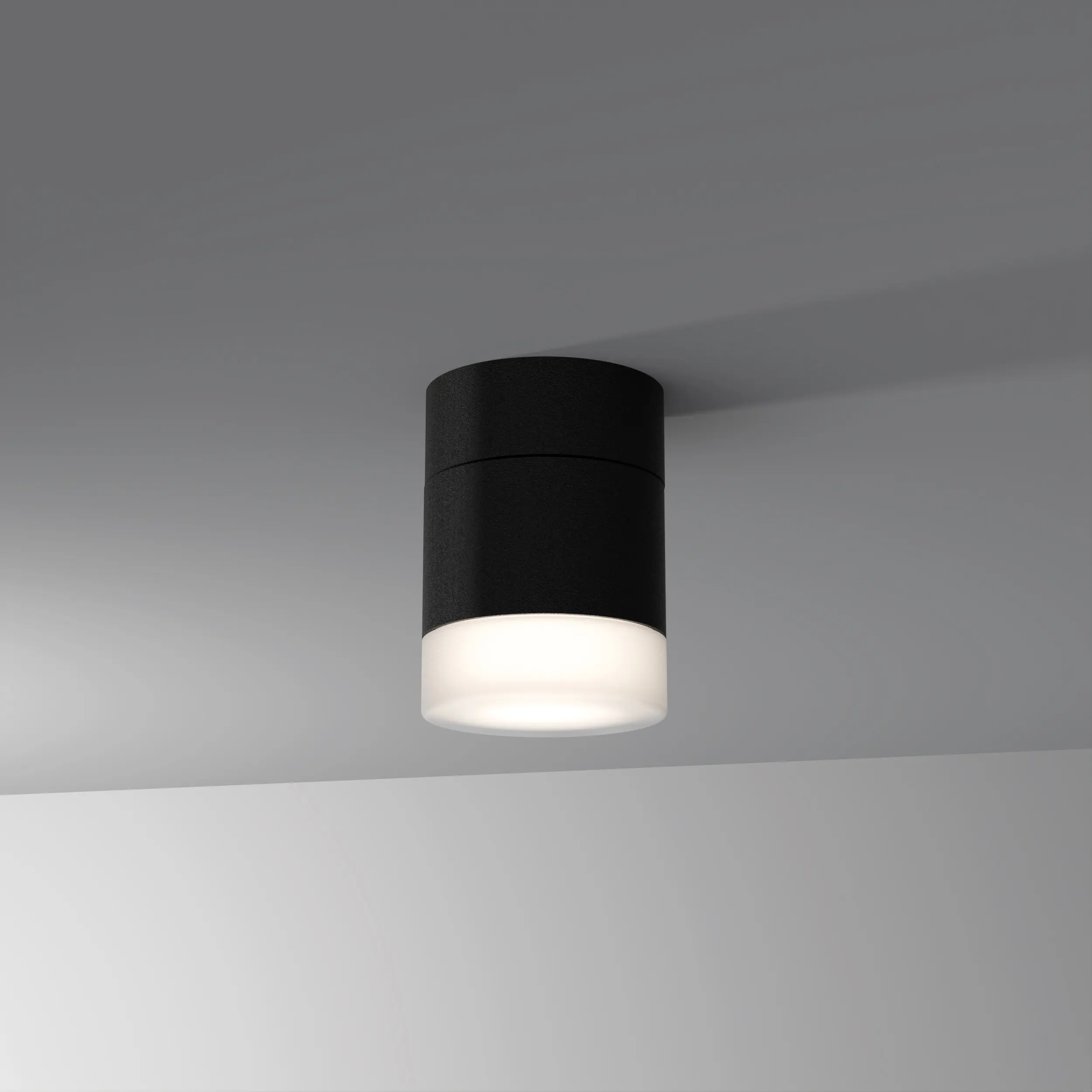 Letroh - SURFACE | MINI - Ceiling light source with diffuser