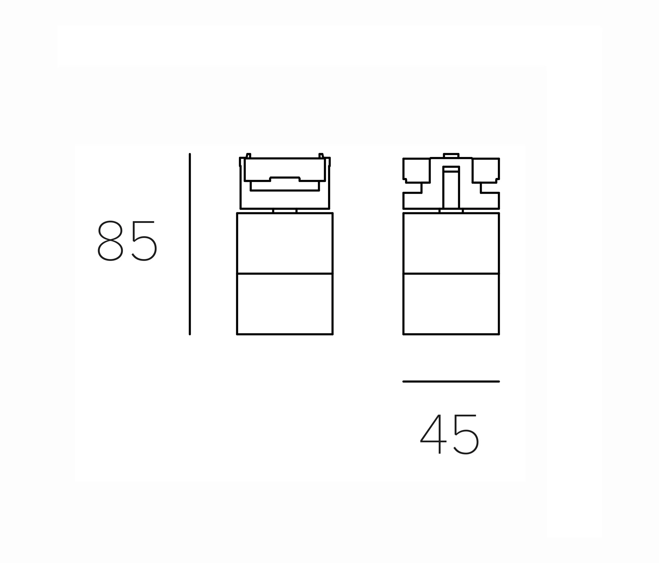 Letroh - LEVEL | MINI - Fixed Dark light source