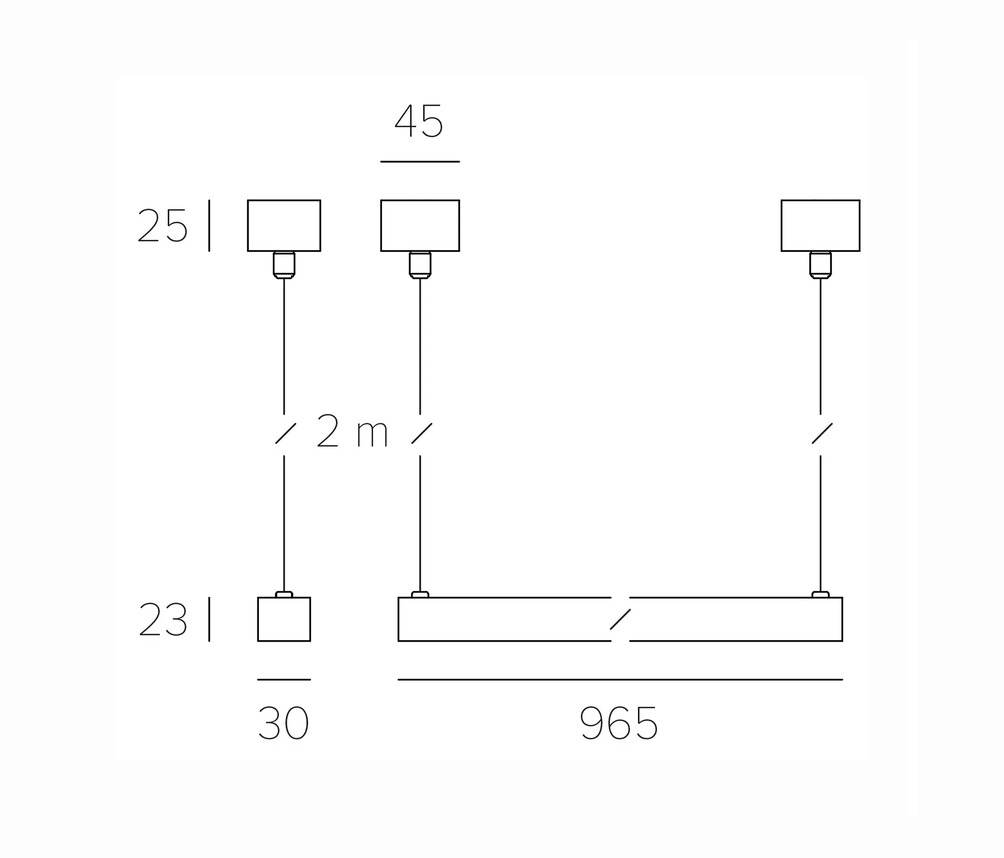 Letroh - SURFACE | STUDIO - Suspension with diffuser