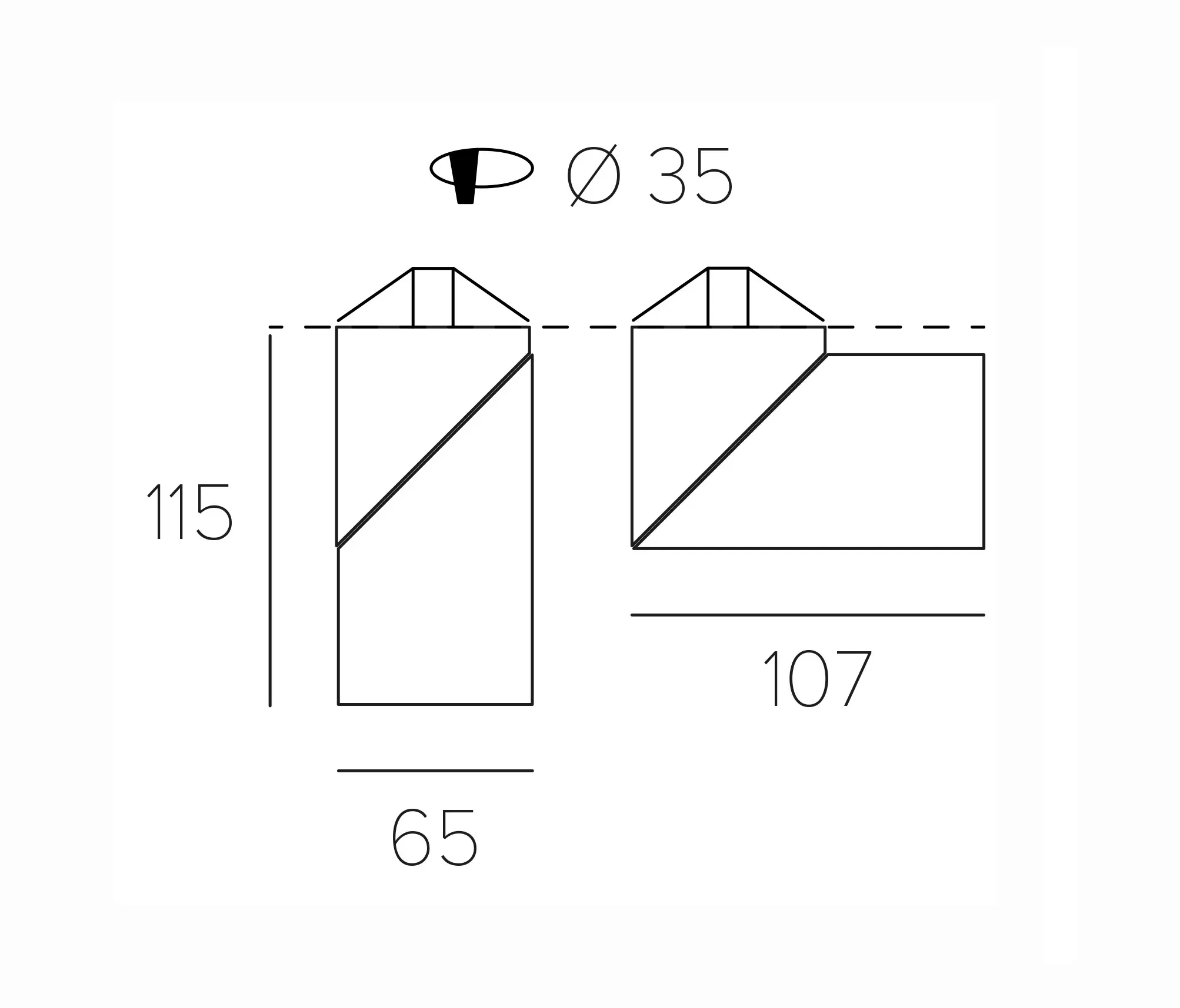 Letroh - SURFACE | BOB - Recessed spot