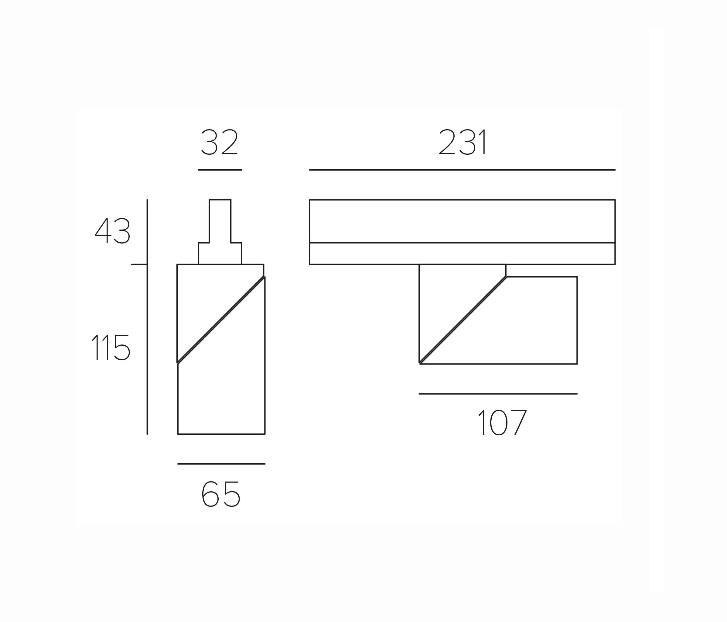 Letroh - SURFACE | BOB - Three-phase spot, black
