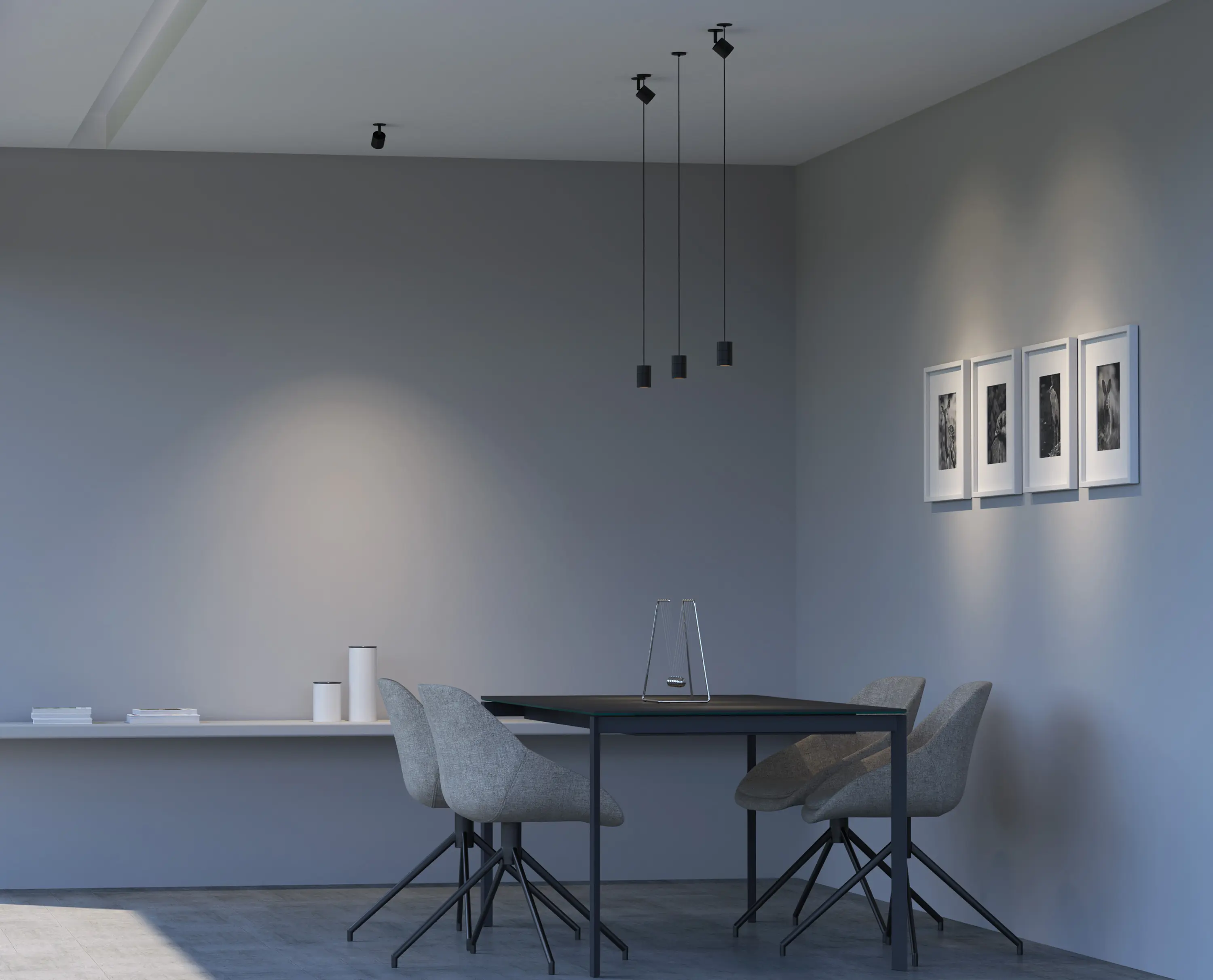 Letroh - SURFACE | MINI - Adjustable ceiling Dark light source
