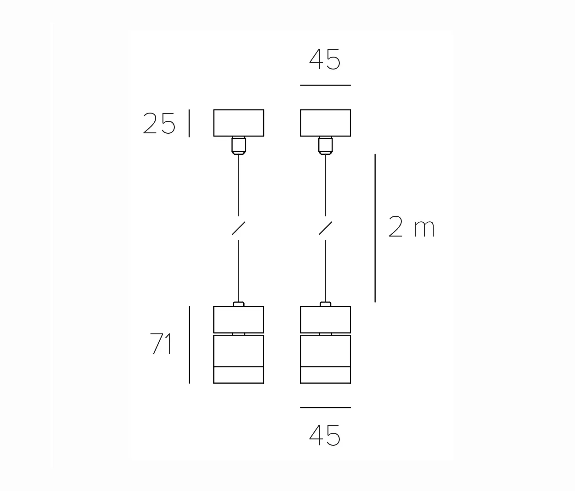 Letroh - SURFACE | MINI - Suspension with diffuser
