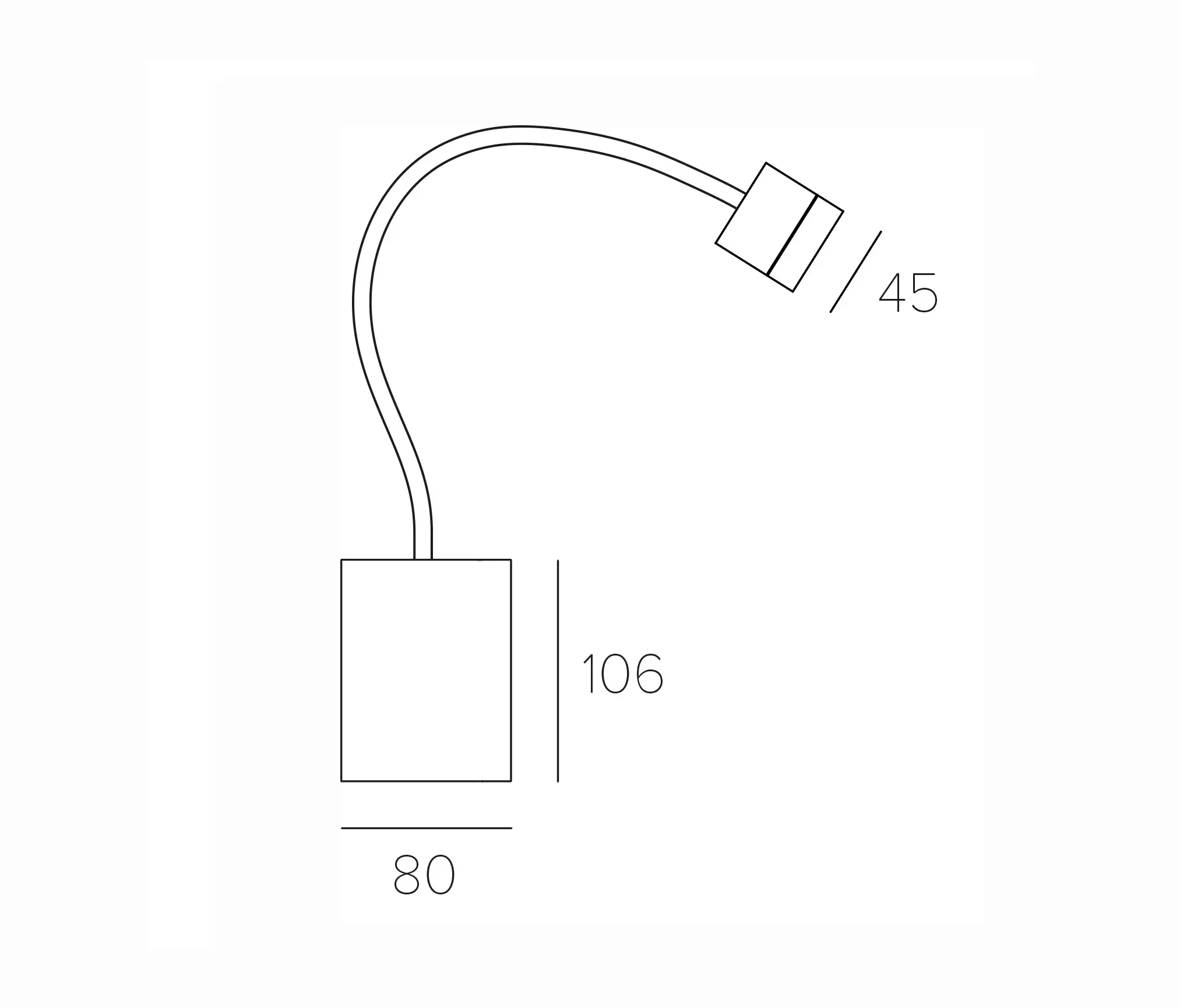 Letroh - SURFACE | MINI-W - Reading light, white