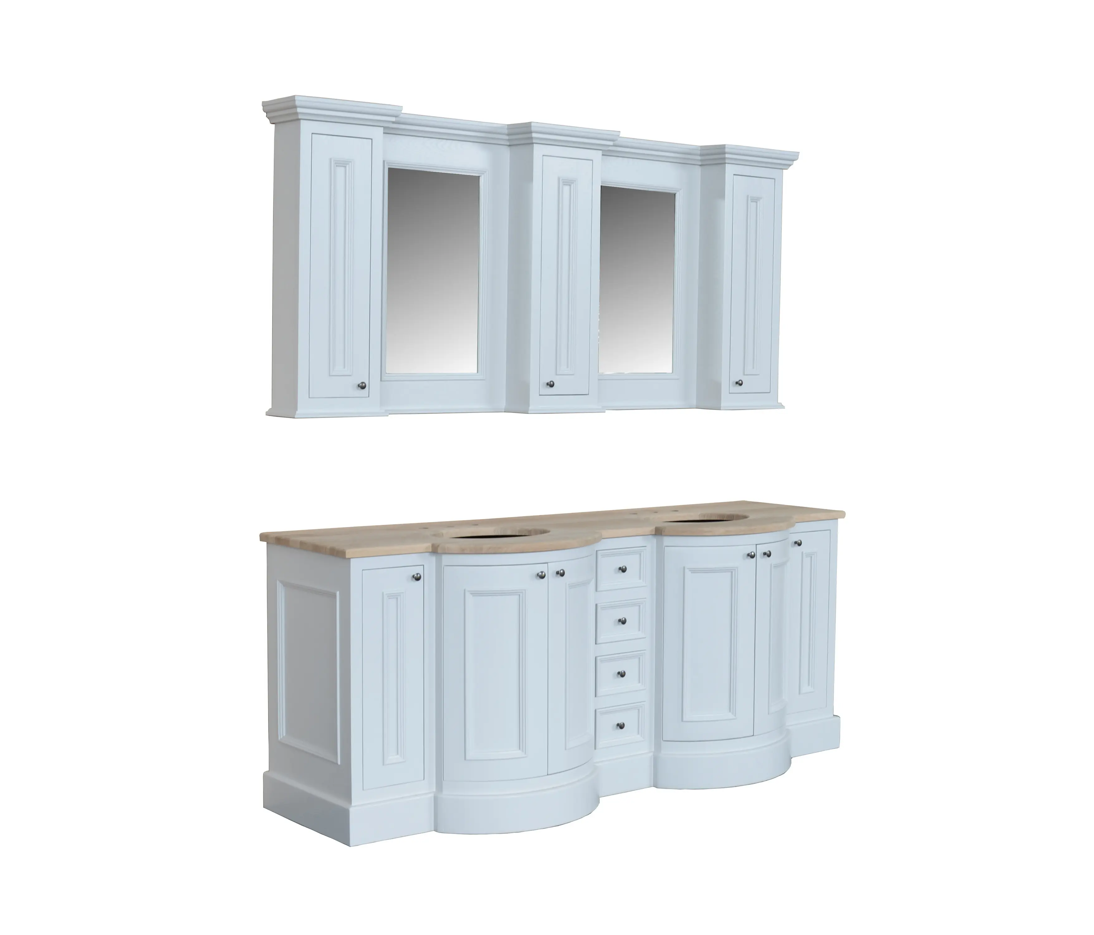 Kenny & Mason - Holton twin mirror cabinets