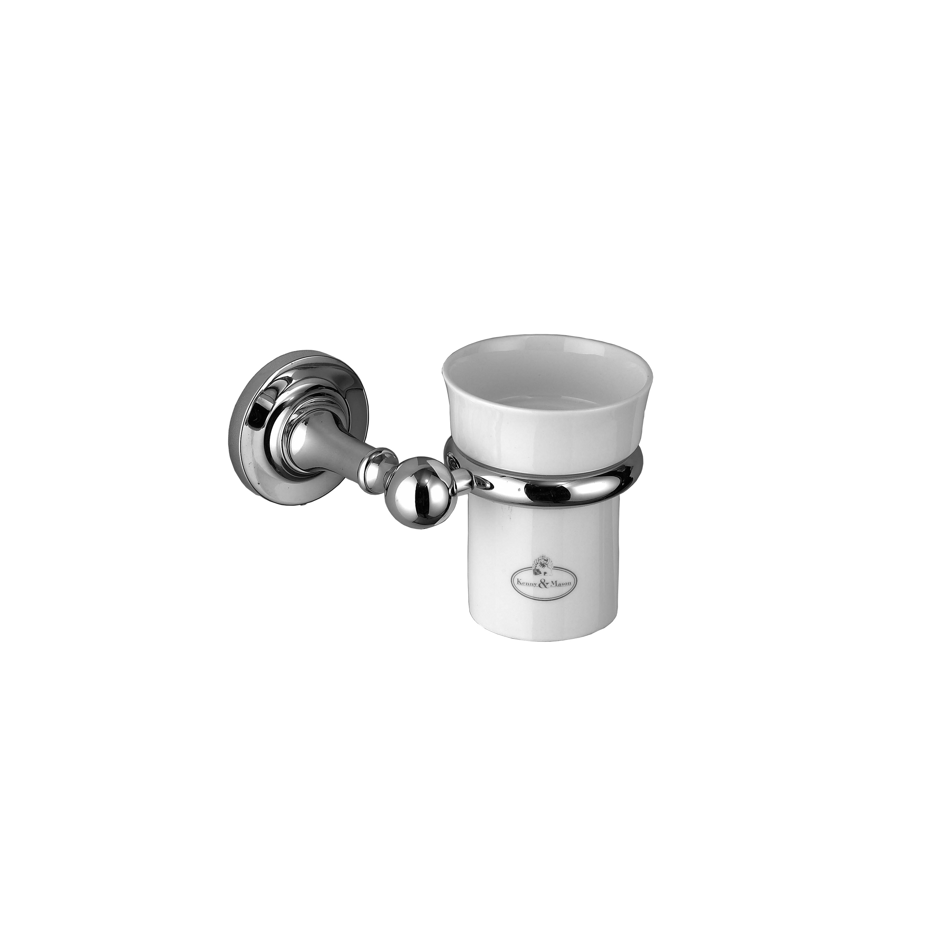 Display product Fine bone china tumbler and holder from manufacturer Kenny & Mason