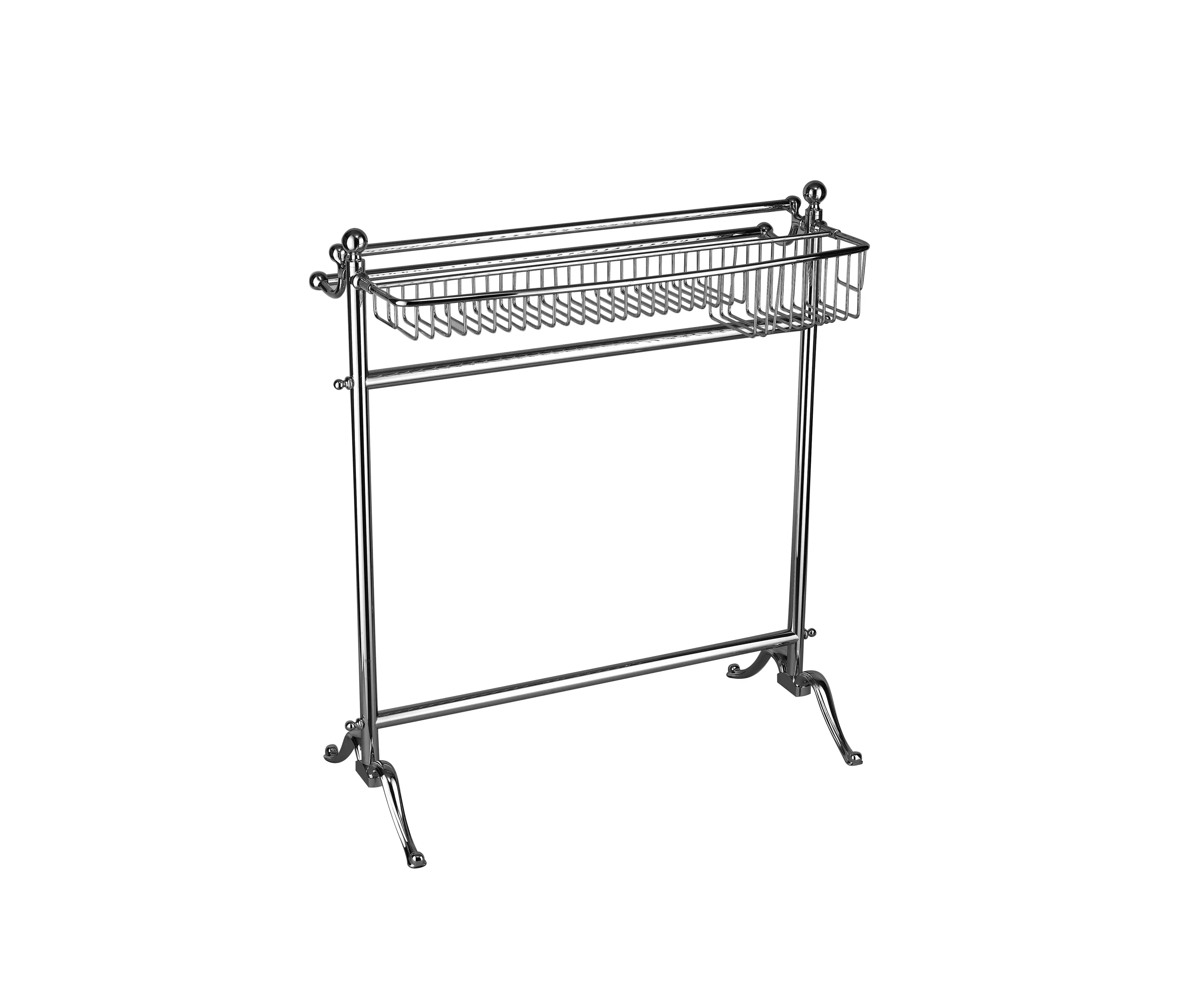 Kenny & Mason - Standing towel rail with bottle basket