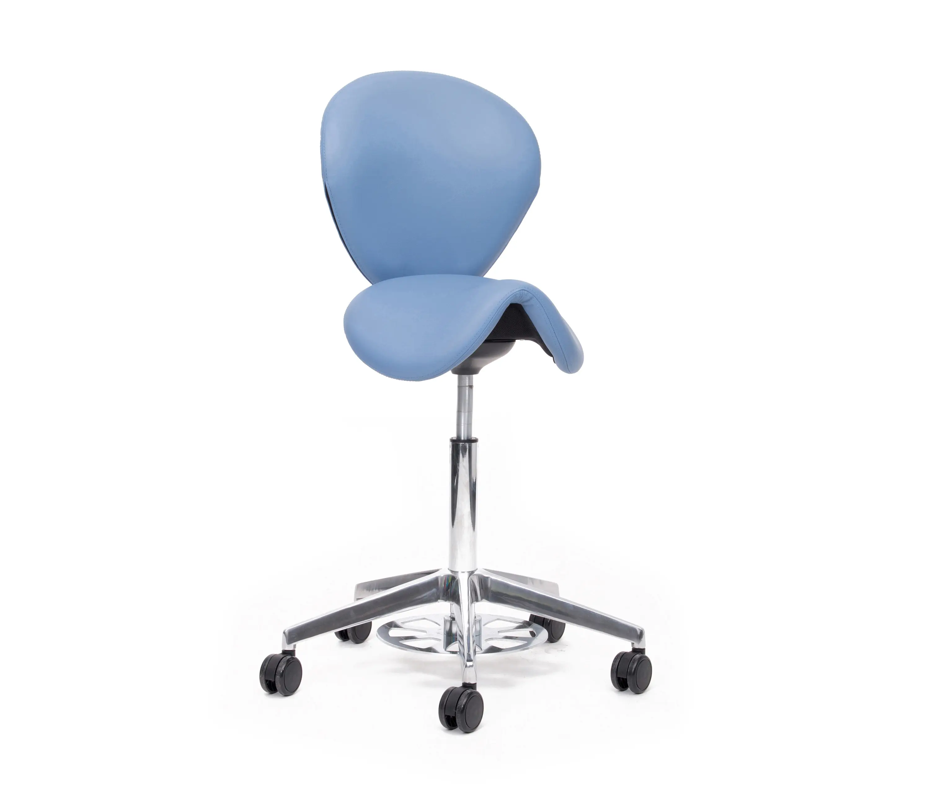 lento - sella | Saddle chair with backrest and foot release