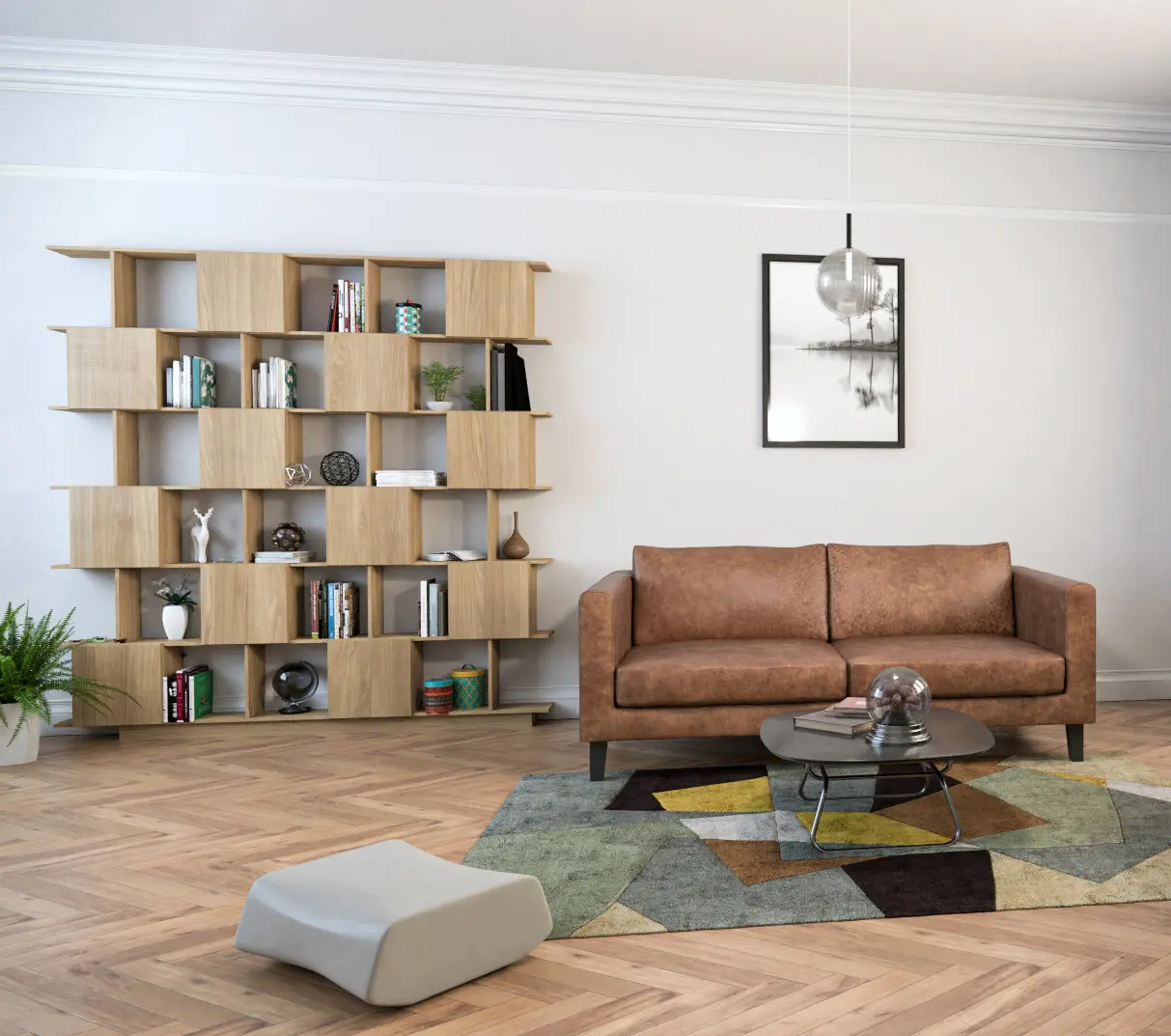 Radis Furniture - Shelf BOXY in 3 dimensions