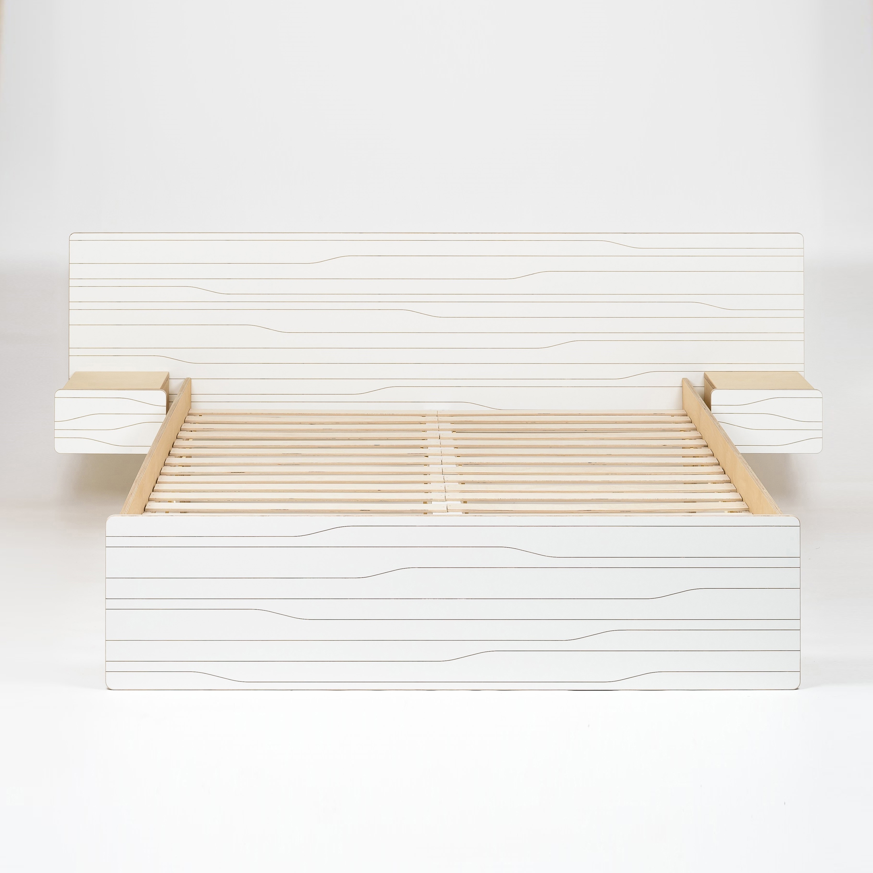 Mostra il prodotto Letto MUSTER 160x200cm con 2 comodini del produttore Radis Furniture