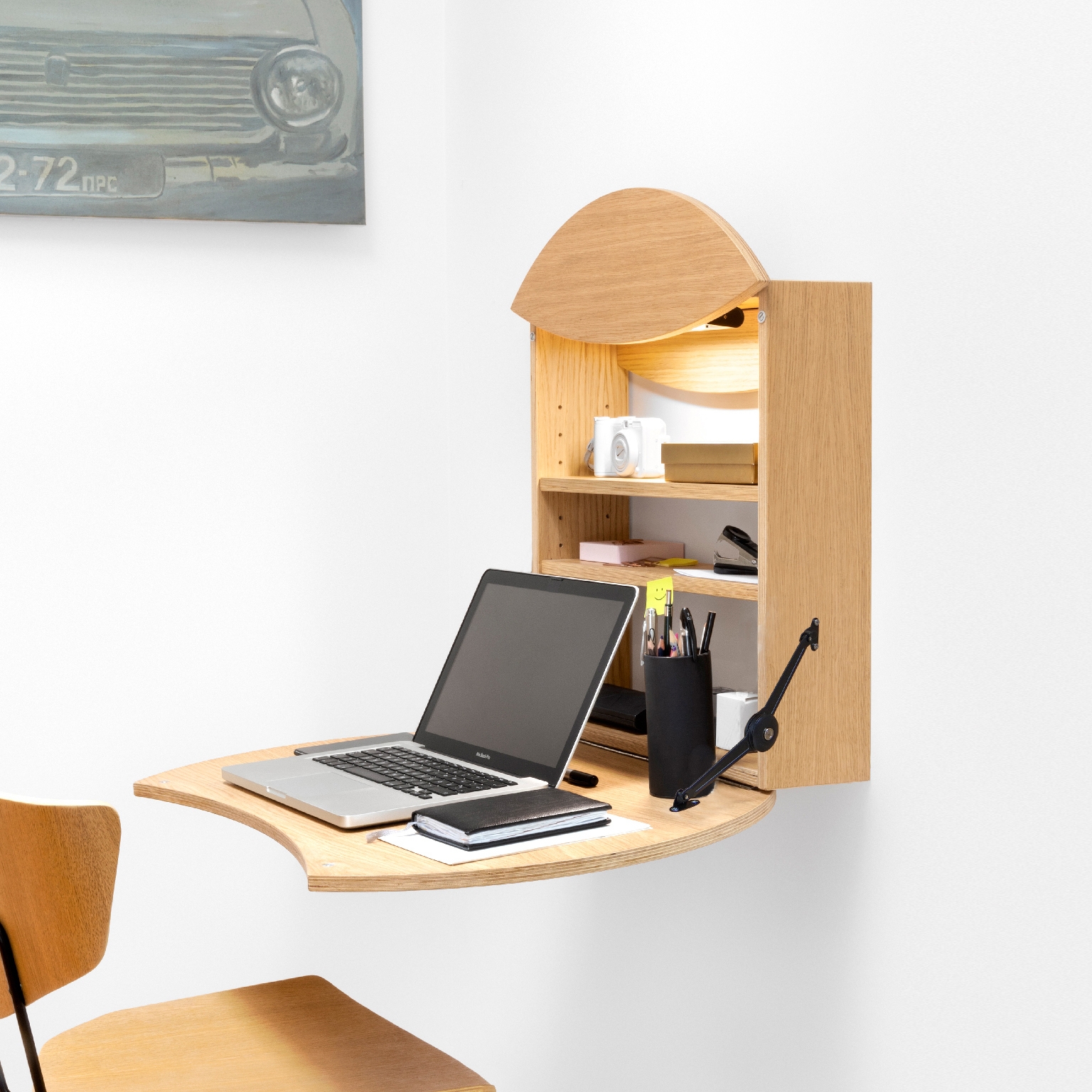 Produkt Klappbarer Arbeitsplatz RING des Herstellers Radis Furniture anzeigen