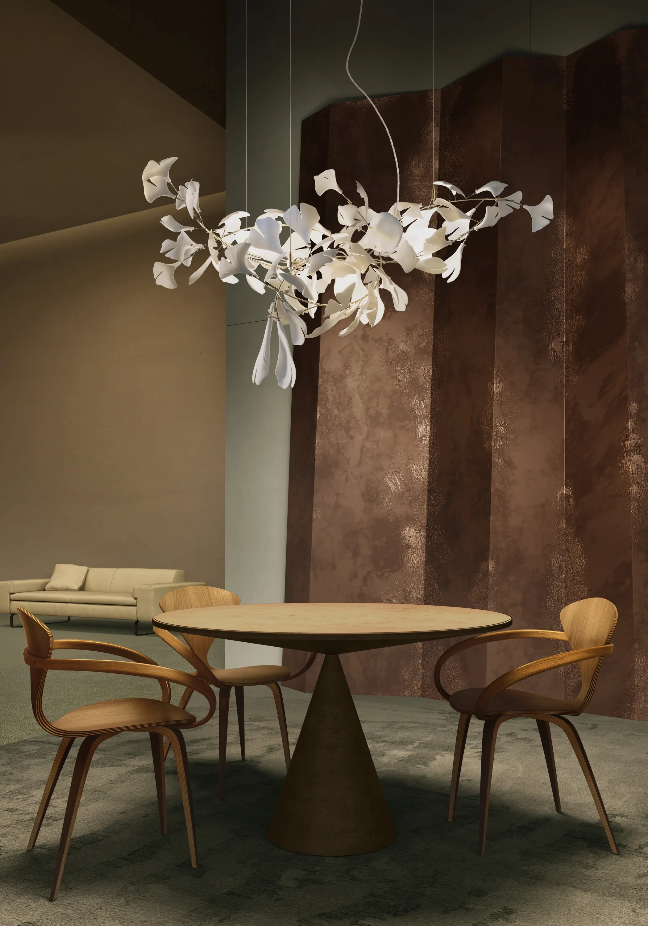 Andreea Braescu Art Studio - Lighting Sculpture Gingko_78