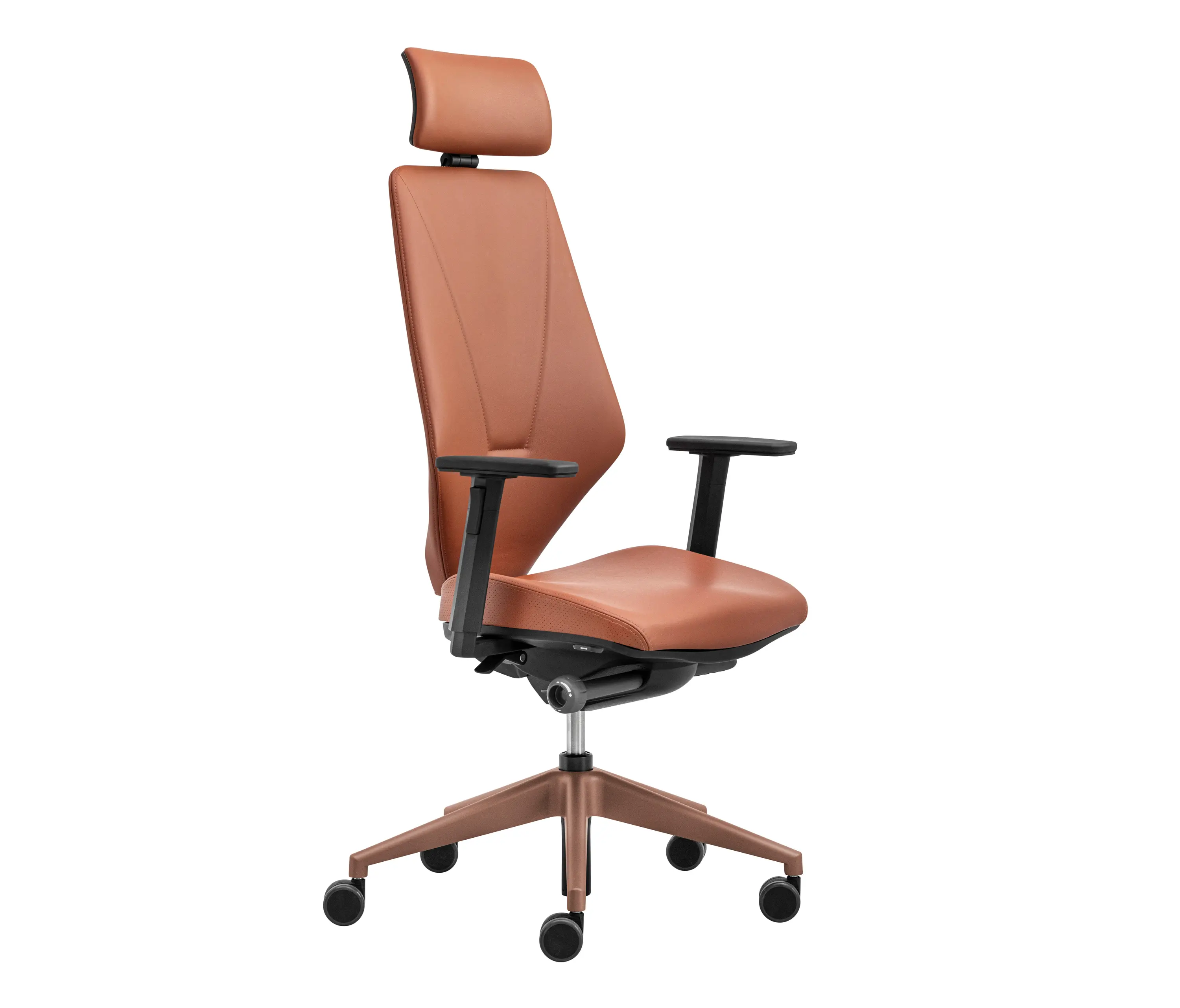 VANK - V6 swivel chair, fully upholstered with headrest