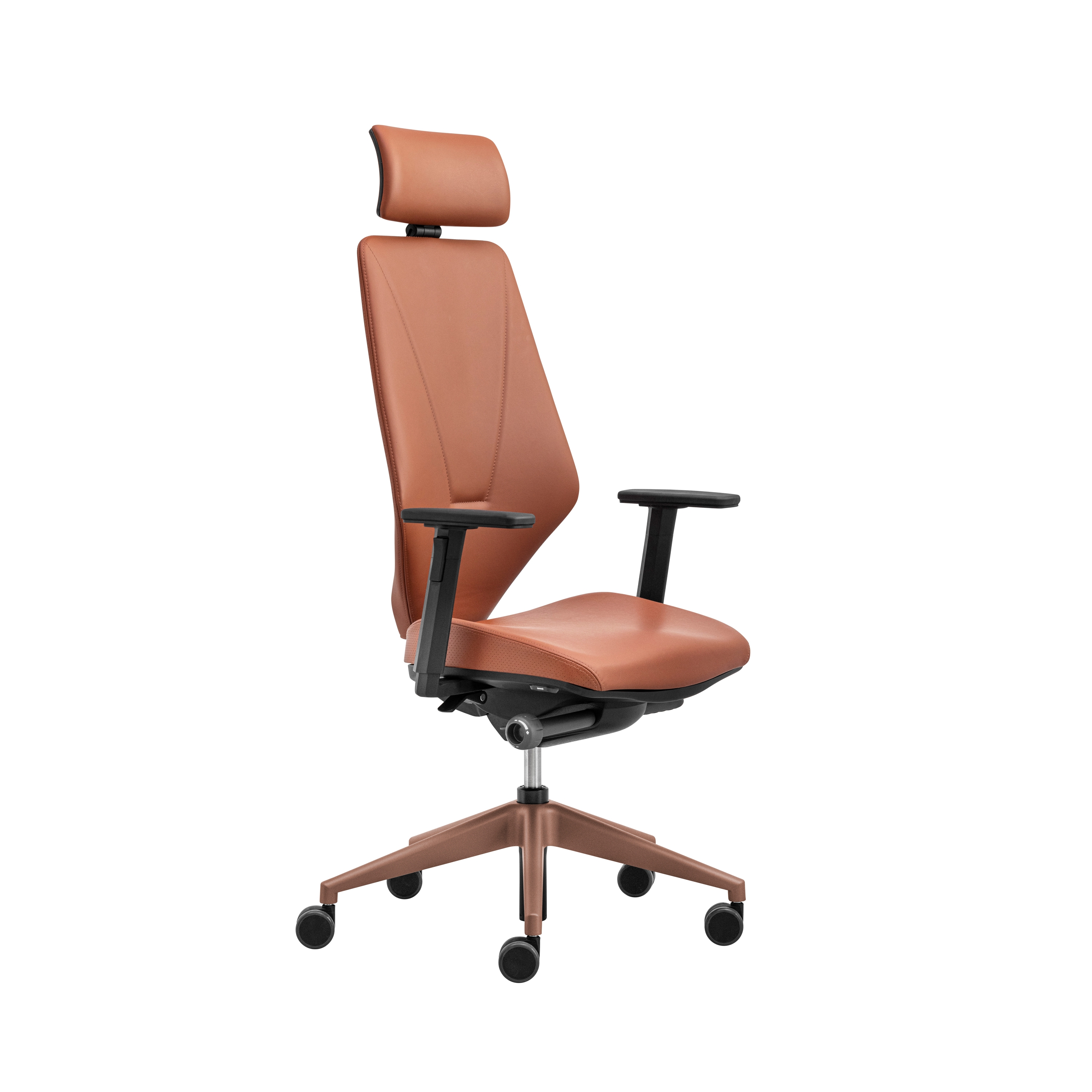 Display product V6 swivel chair, fully upholstered with headrest from manufacturer VANK