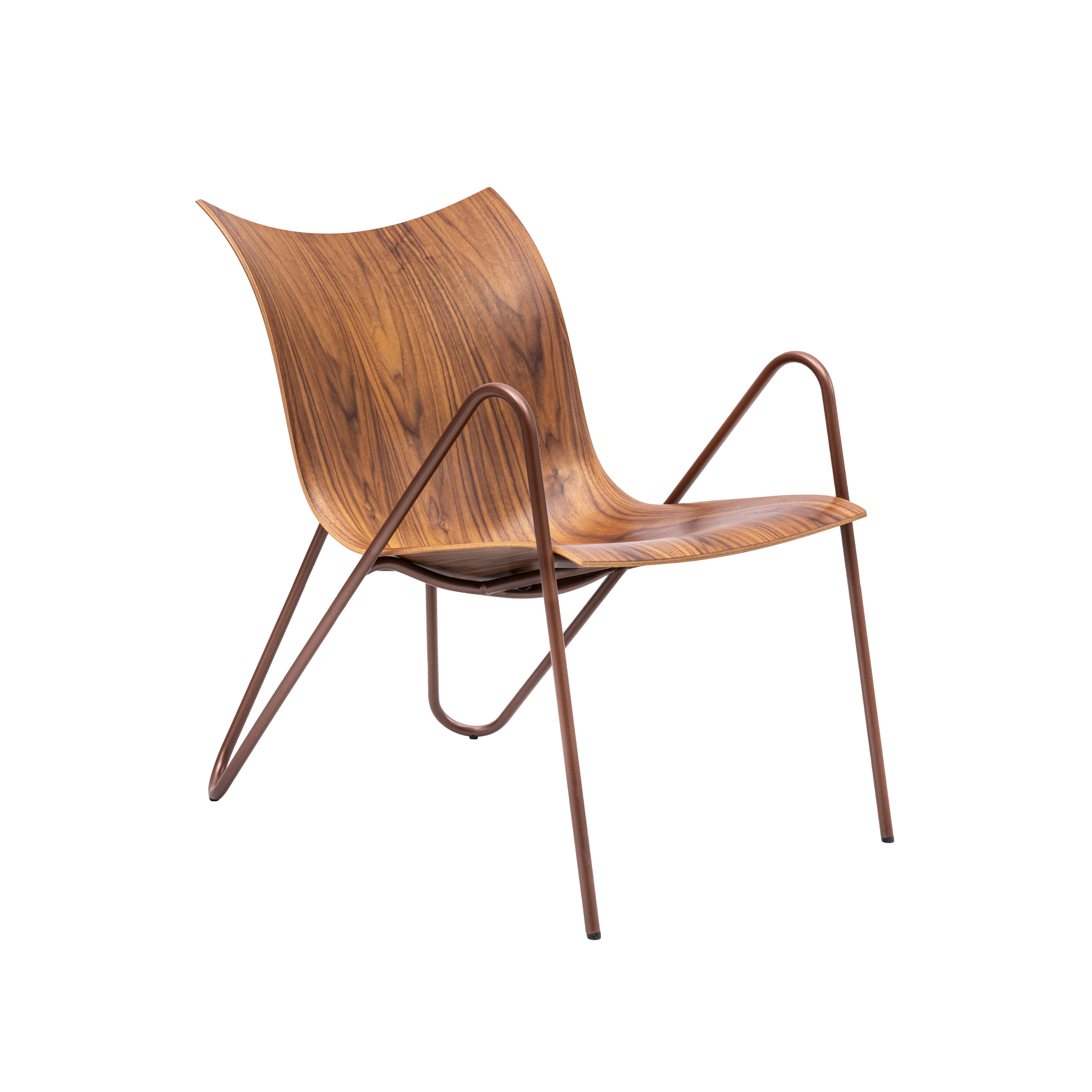 Display product PEEL wood lounge armchair from manufacturer VANK