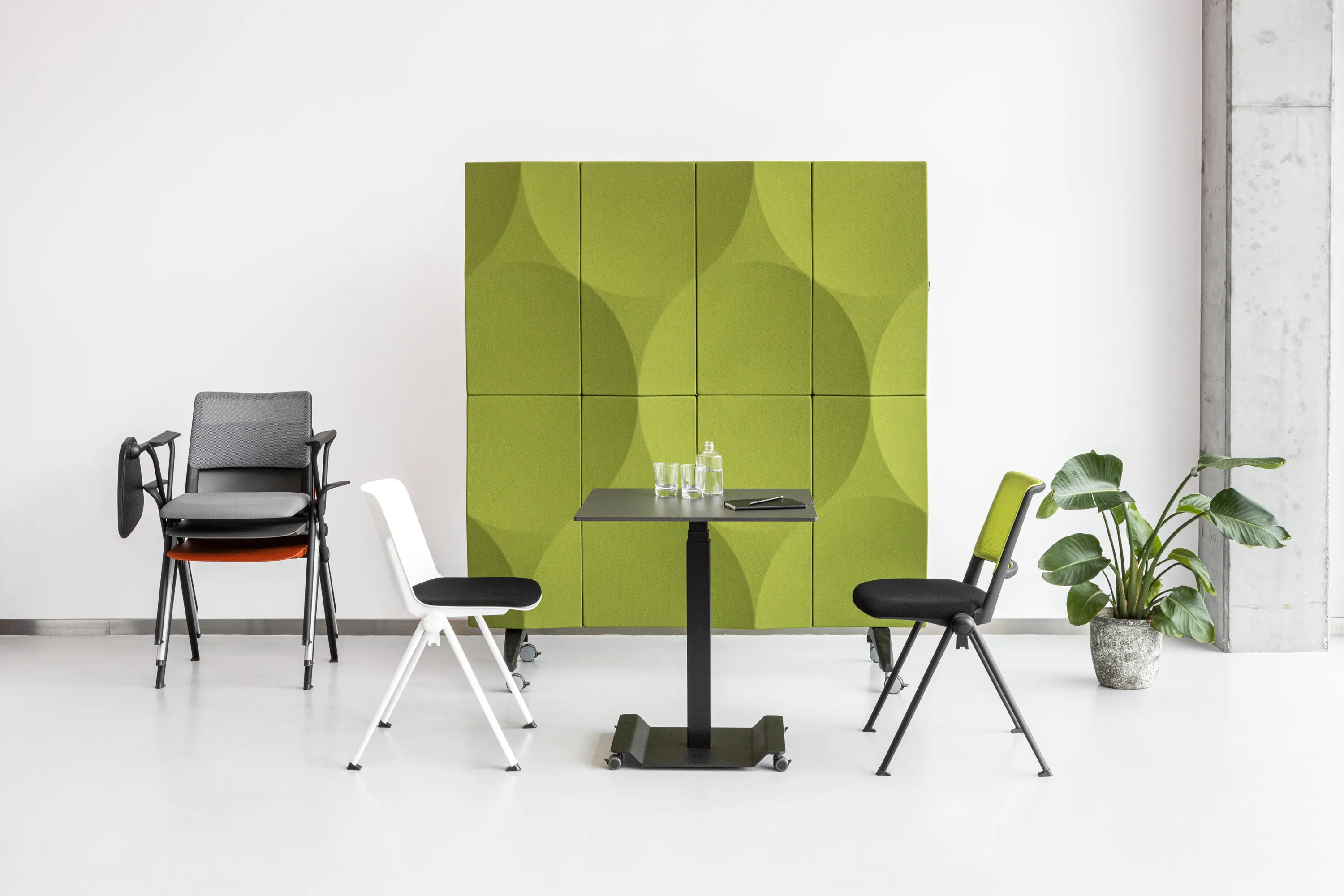 VANK - ELLIPSE mobile acoustic room partition