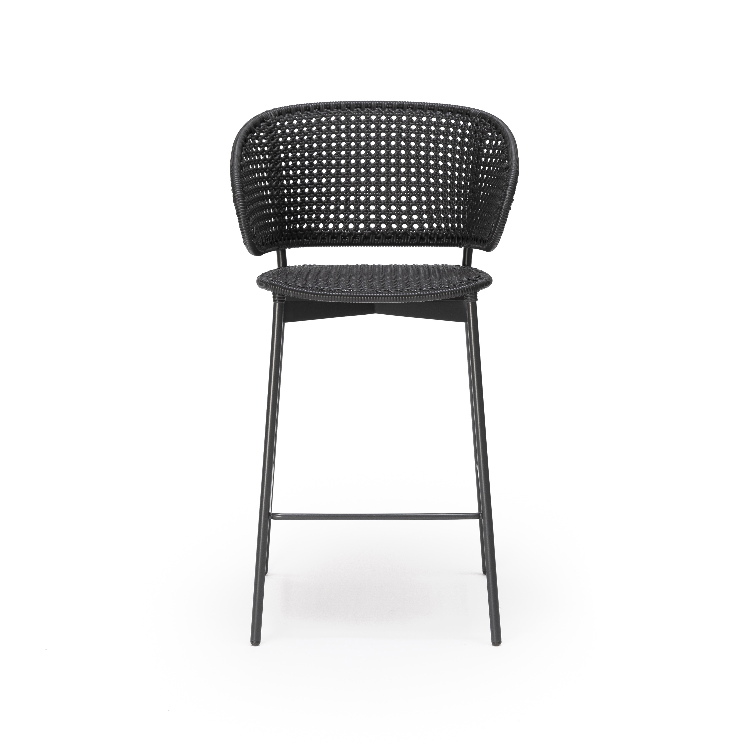 Gorm stool with backrest
