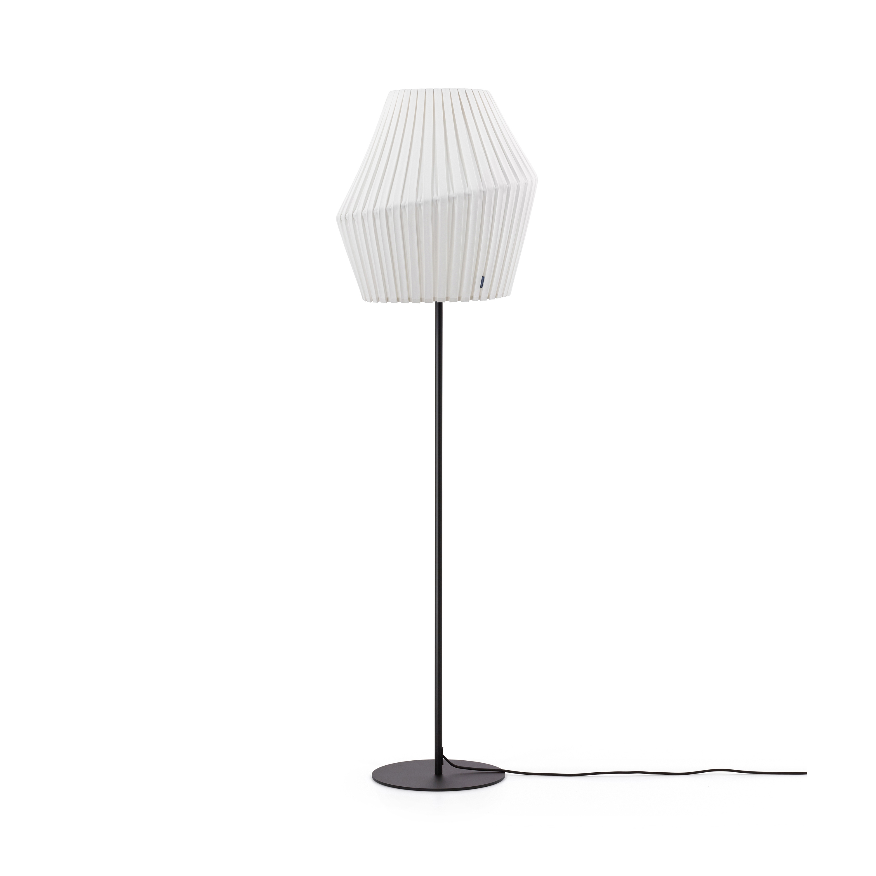 Pleat Floor, small, white