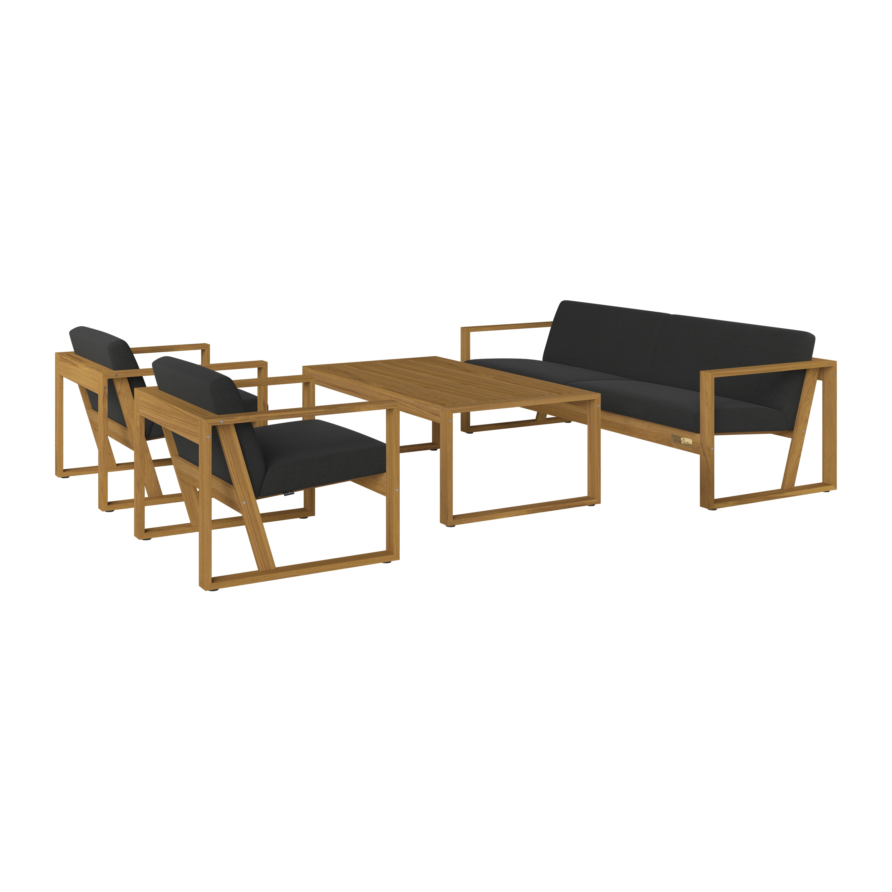 Core Wood Lounge group