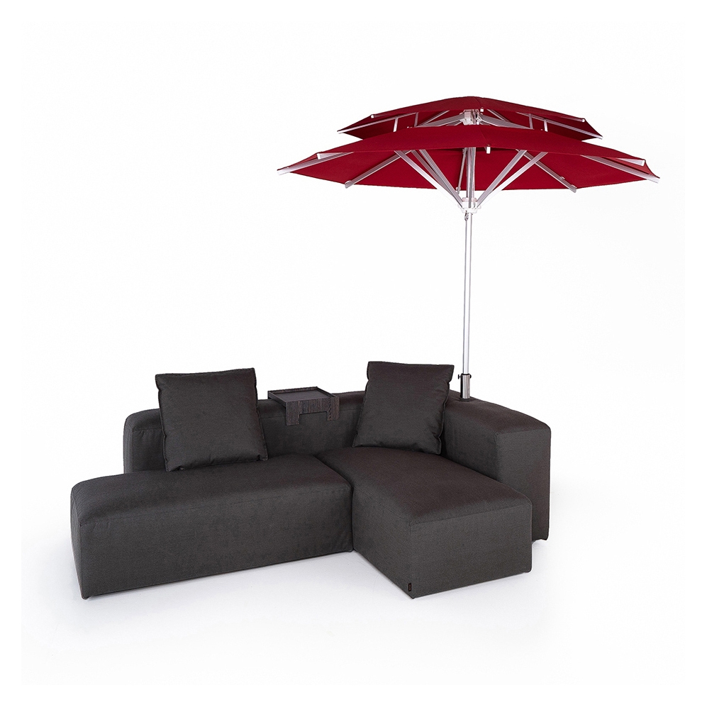 Lounge Outdoor System | 2-in-1 Lounge with parasol