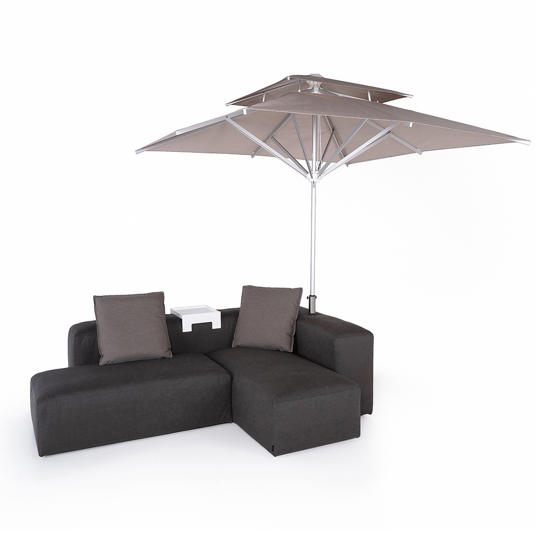 Lounge Outdoor System | 2-in-1 Lounge with parasol