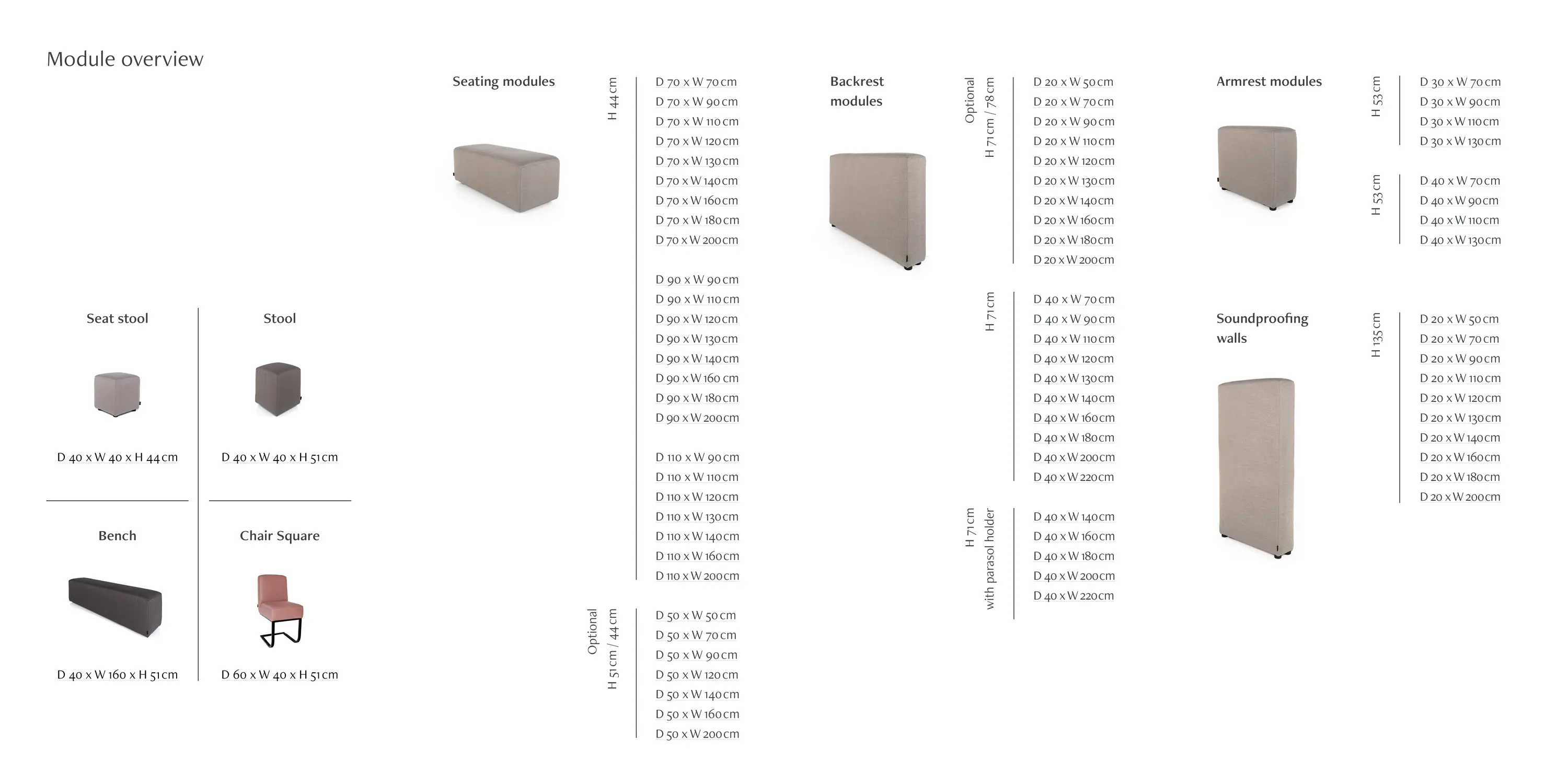 IKONO - Gastro System | Seating Bench