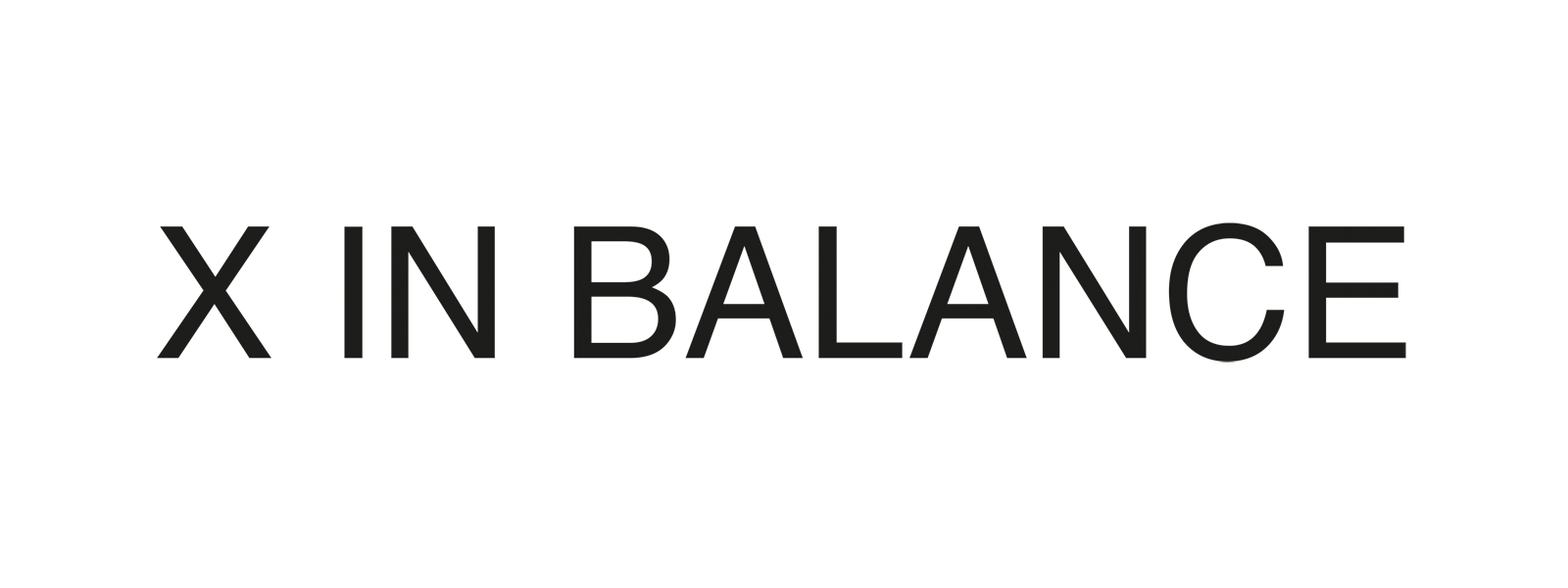 Logo for manufacturer X IN BALANCE