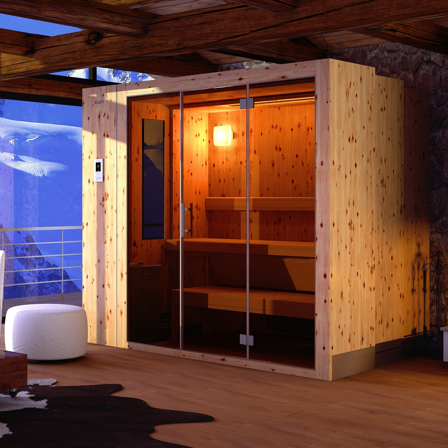 Produkt Sauna Chalet Anna Maria des Herstellers Klafs my Sauna and Spa anzeigen