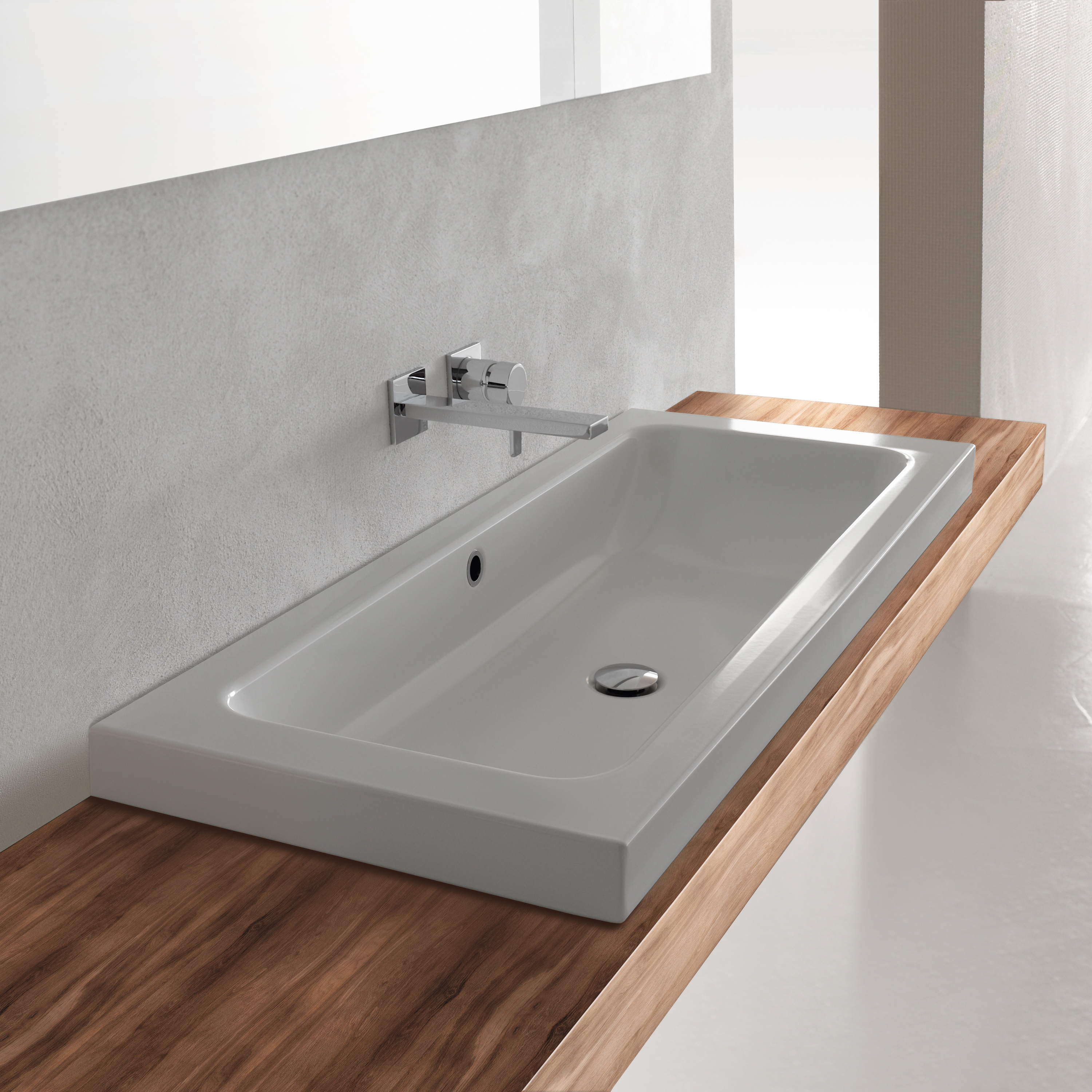 Vertoon produk CONTURA counter-top washbasin van vervaardiger Schmidlin