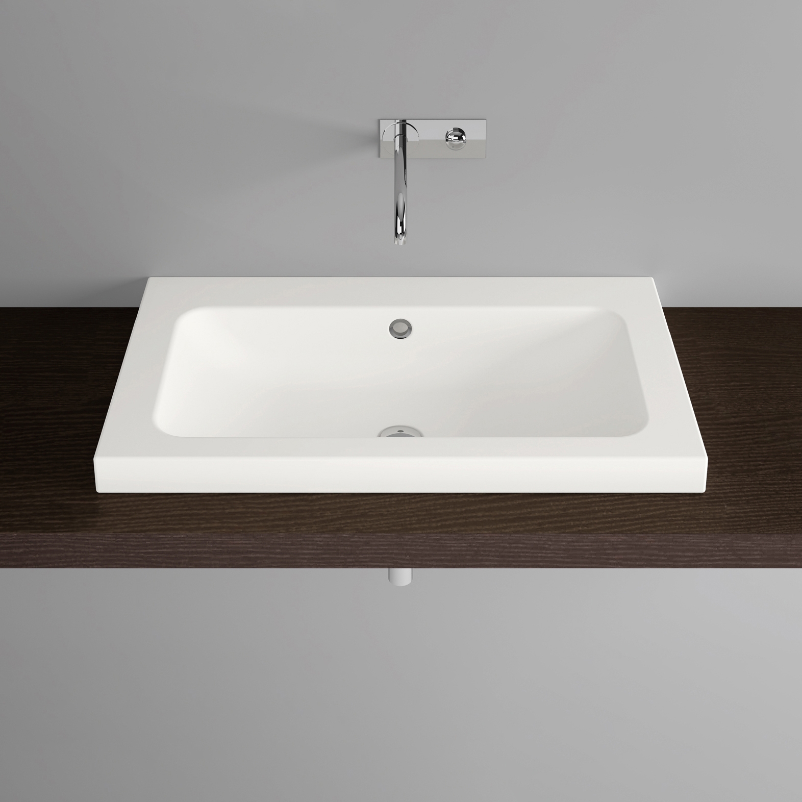 Vertoon produk CONTURA counter-top washbasin van vervaardiger Schmidlin