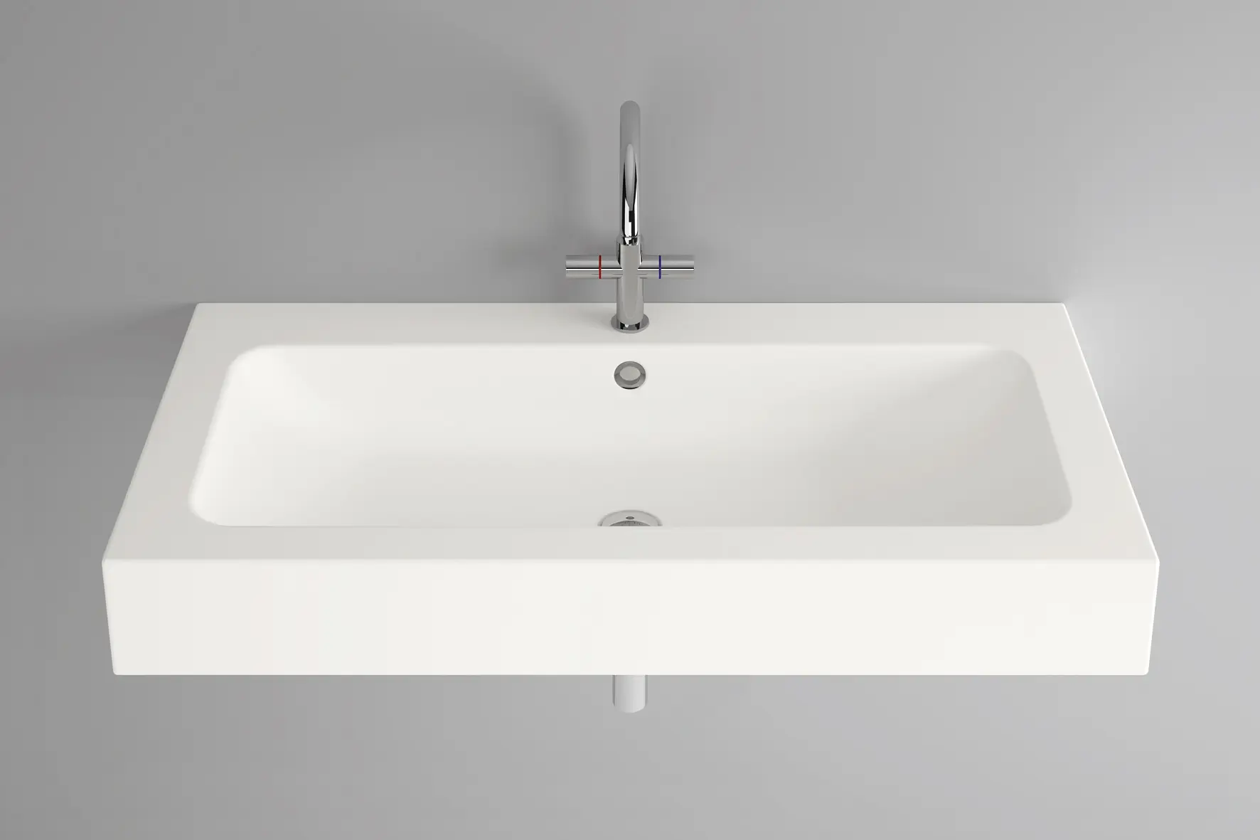 Schmidlin - CONTURA wall-mount washbasin