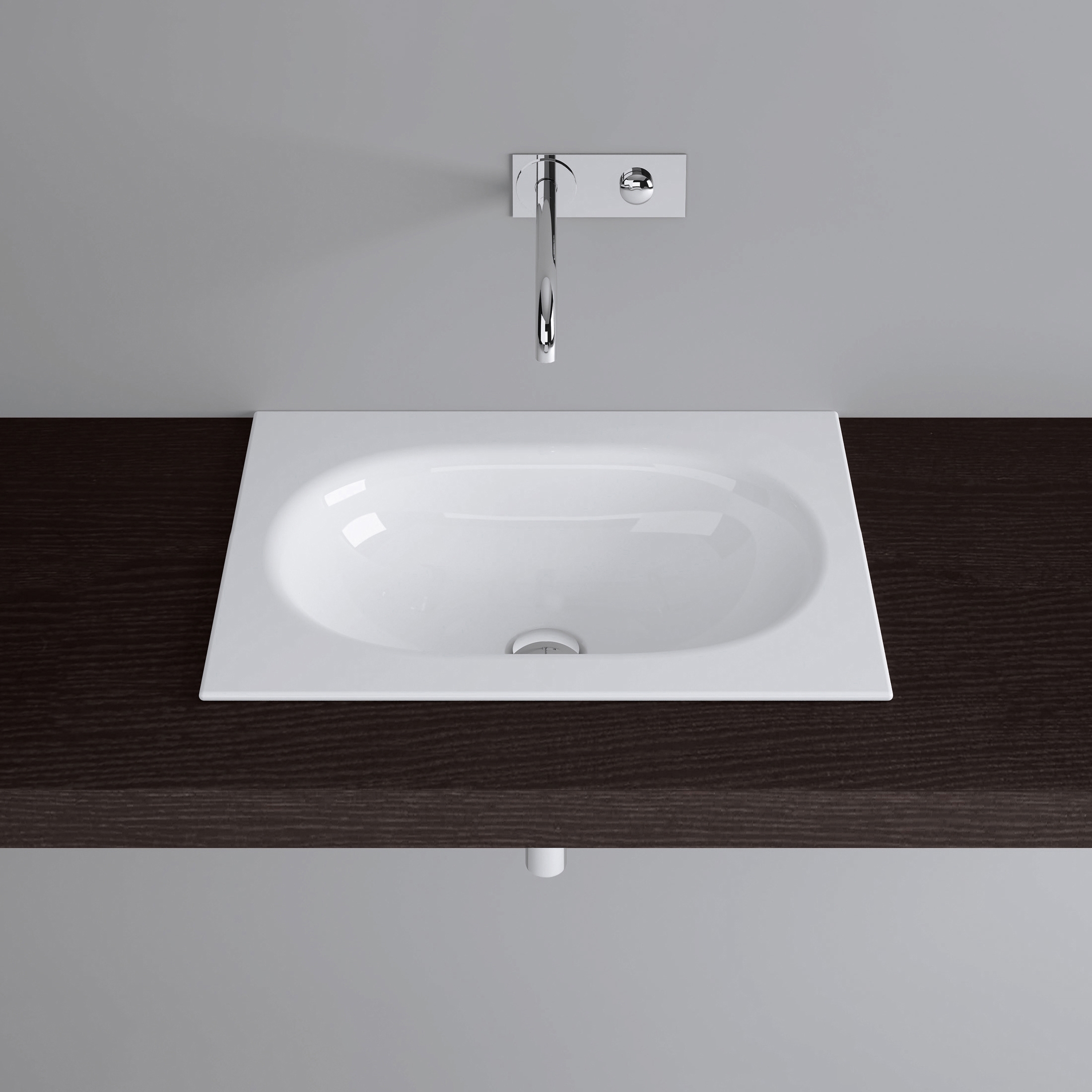 Vertoon produk DUETT built-in washbasin van vervaardiger Schmidlin