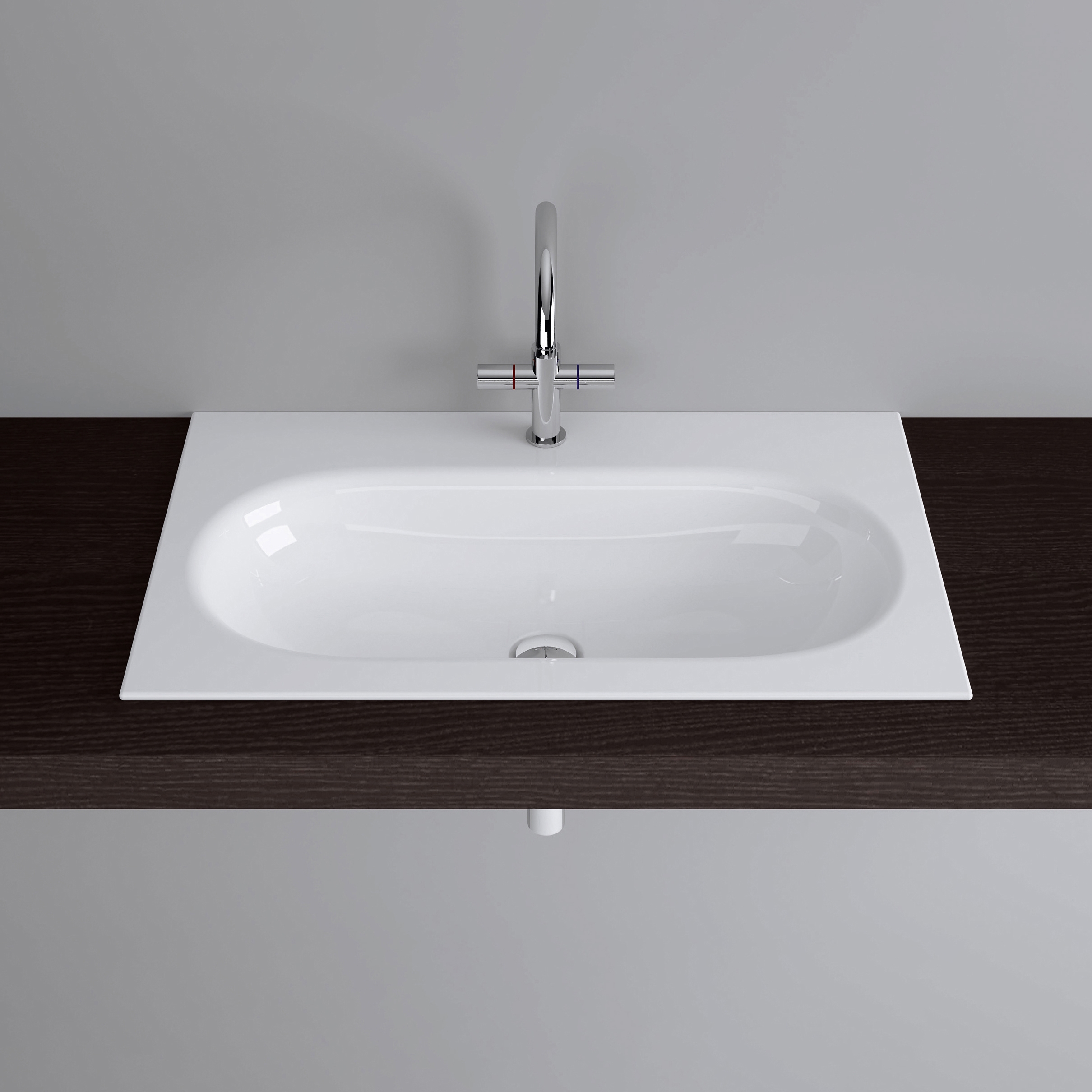 Vertoon produk DUETT built-in washbasin van vervaardiger Schmidlin