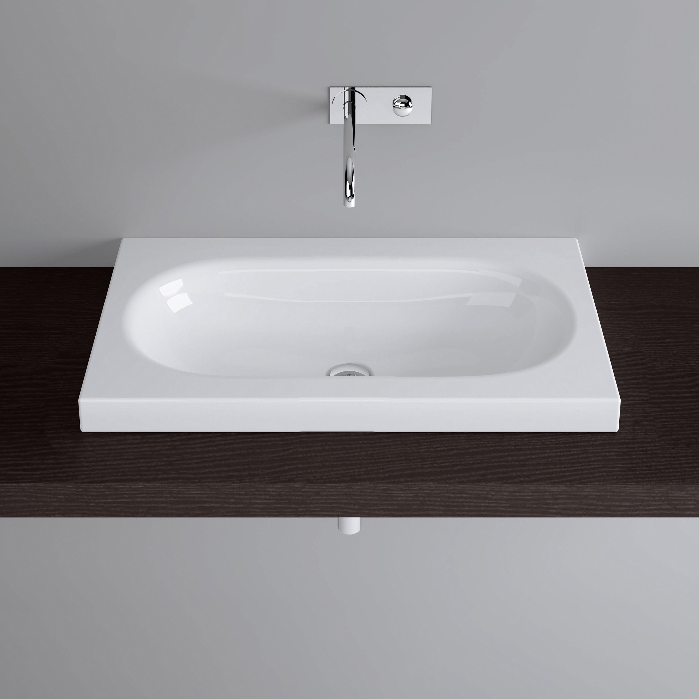 Vertoon produk DUETT counter-top washbasin van vervaardiger Schmidlin