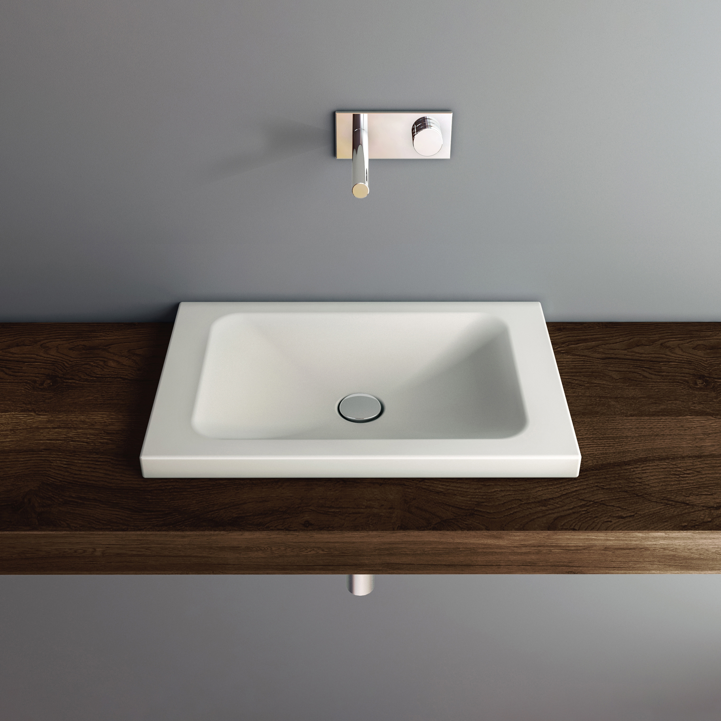 Display product LOTUS counter-top washbasin from manufacturer Schmidlin