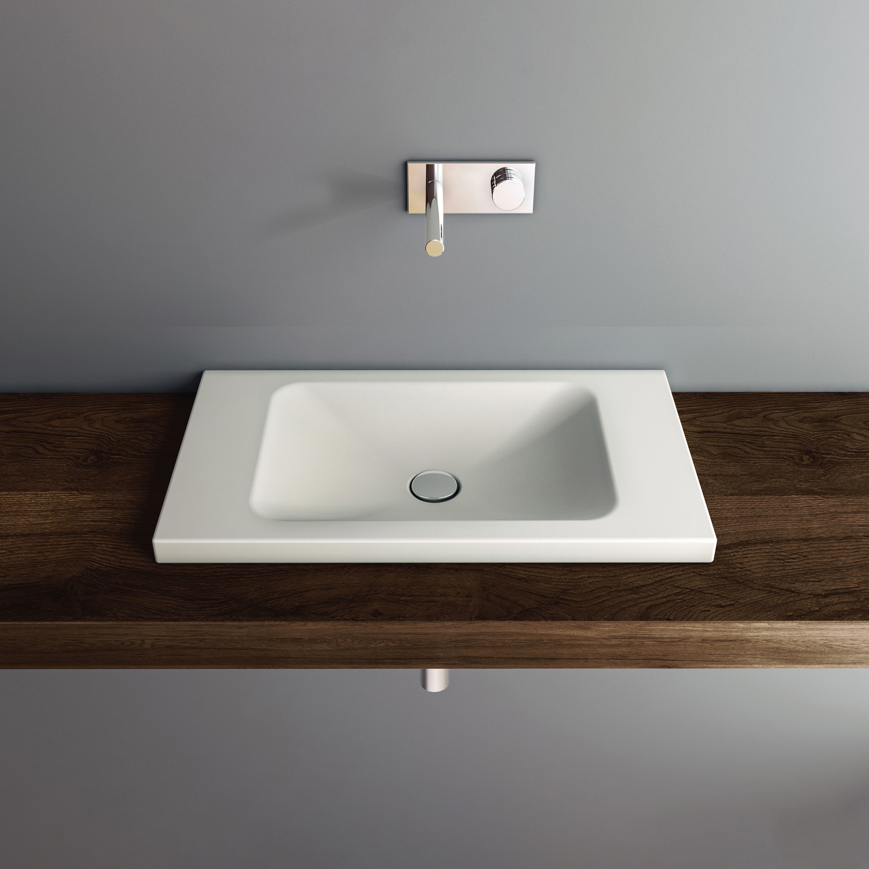 Display product LOTUS counter-top washbasin from manufacturer Schmidlin
