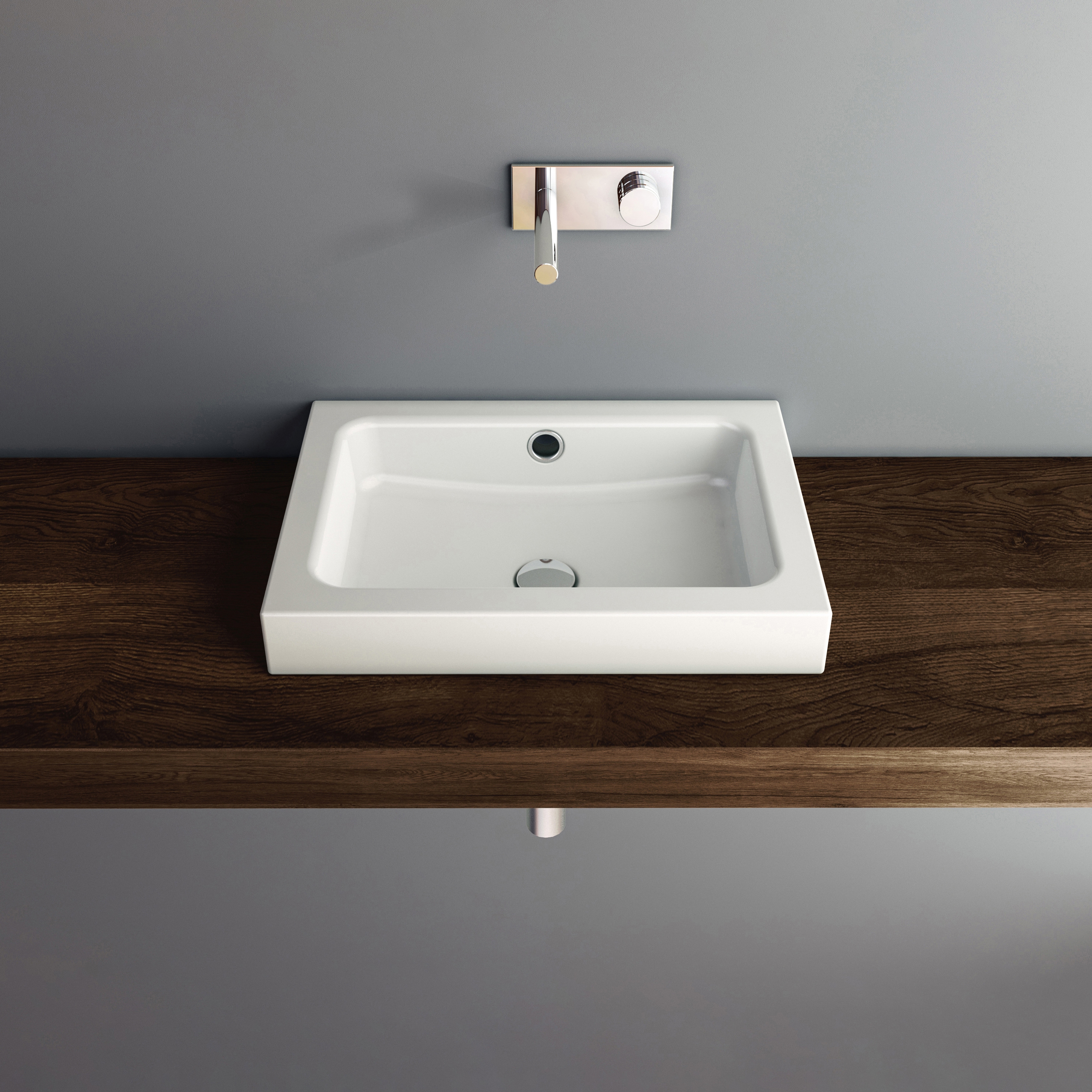 Vertoon produk MERO counter top washbasin van vervaardiger Schmidlin