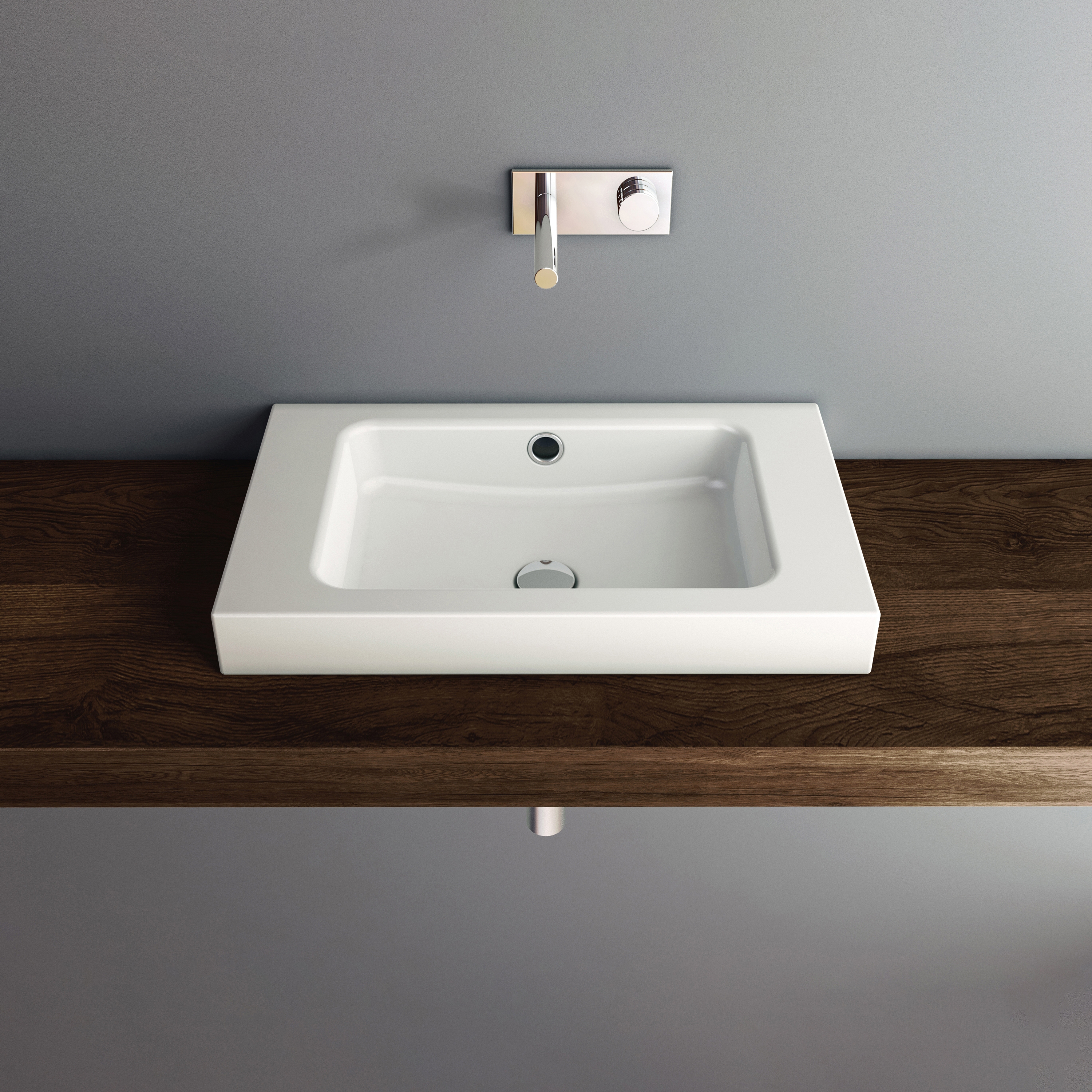Vertoon produk MERO counter top washbasin van vervaardiger Schmidlin