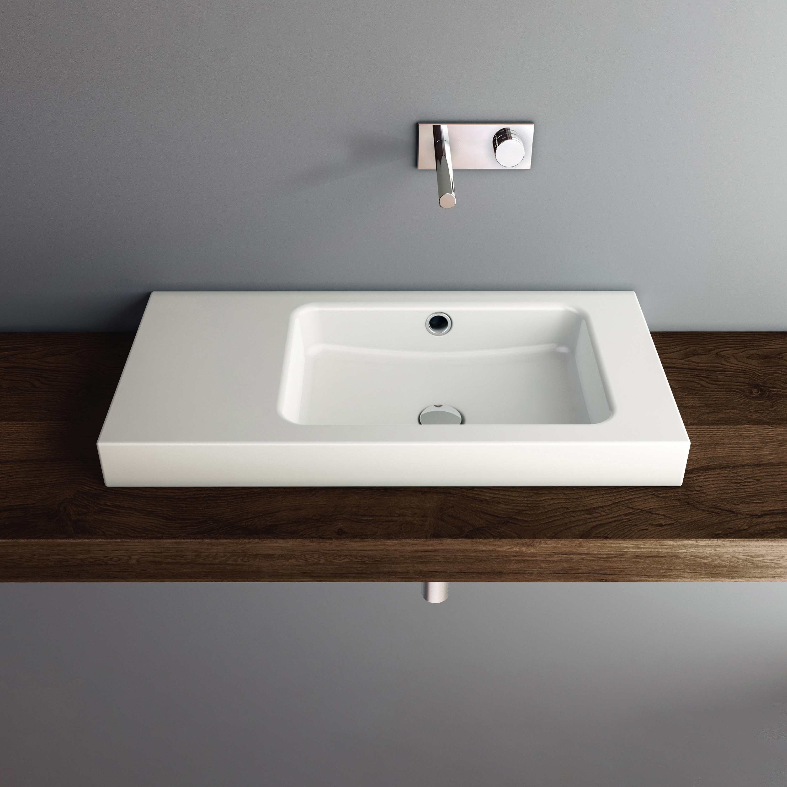 Vertoon produk MERO counter top washbasin van vervaardiger Schmidlin