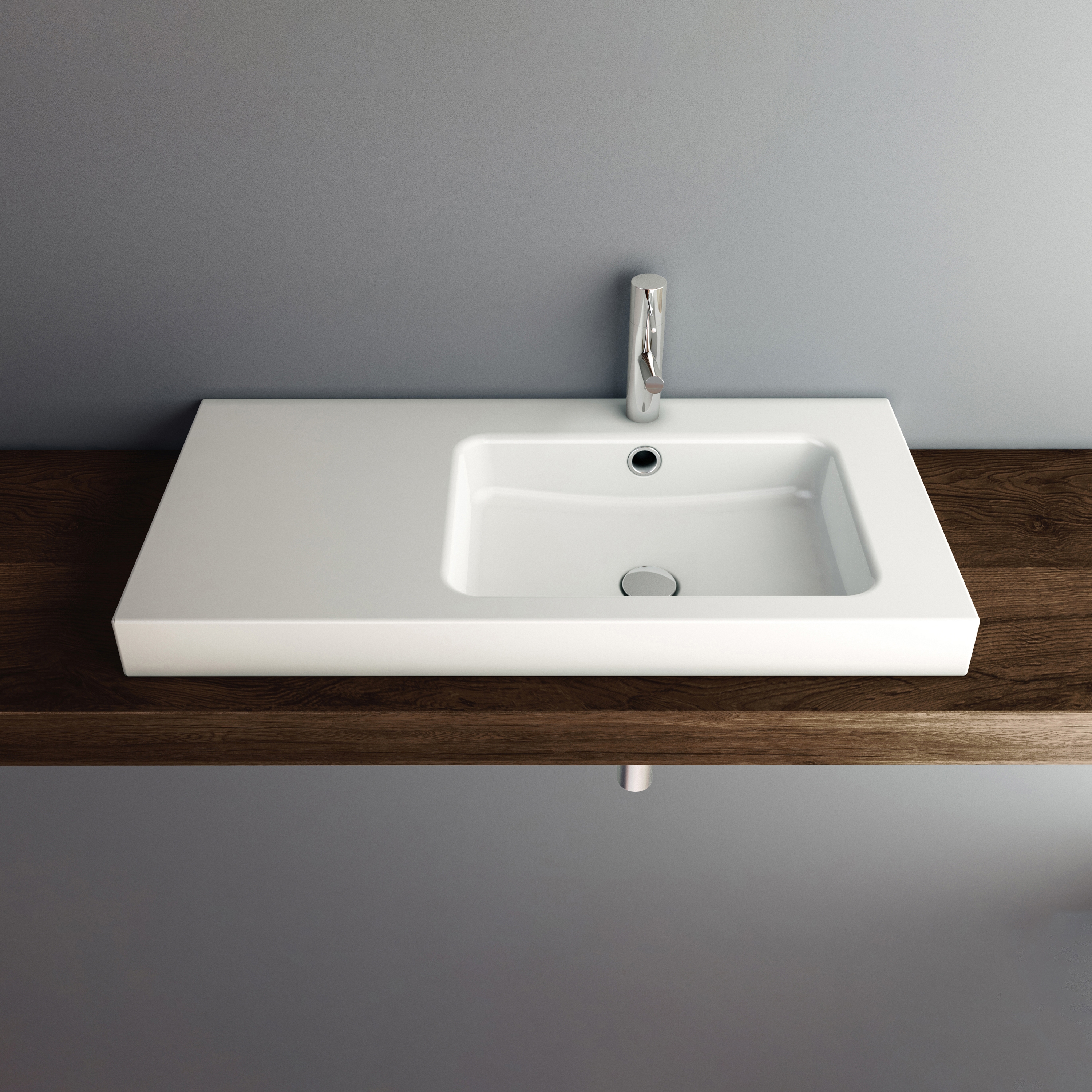 Vertoon produk MERO counter top washbasin van vervaardiger Schmidlin