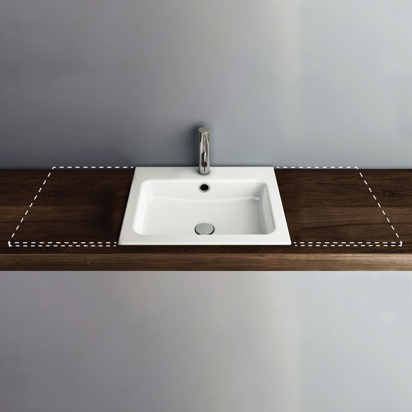 Vertoon produk MERO VARIO built-in washbasin van vervaardiger Schmidlin