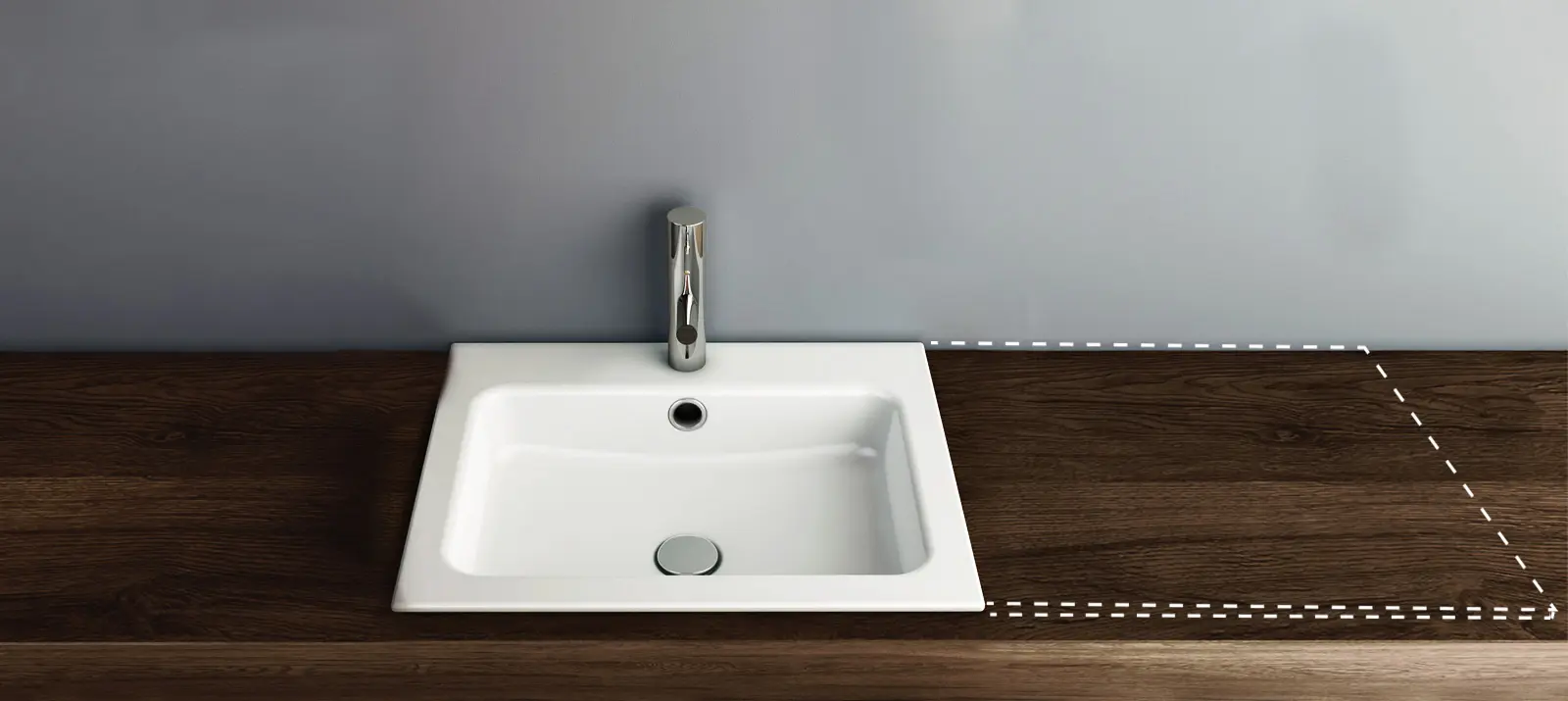 Schmidlin - MERO VARIO built-in washbasin