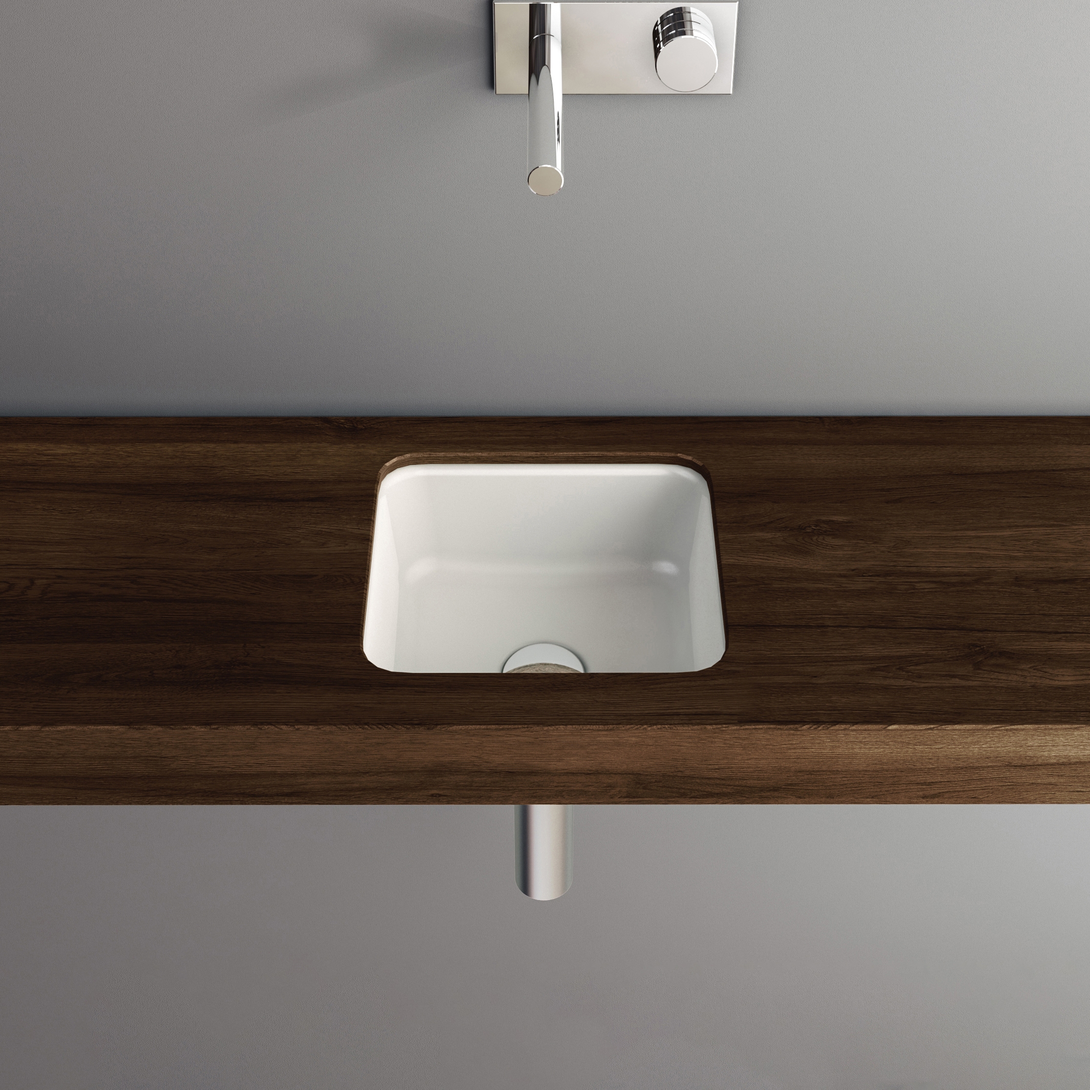 Vertoon produk MERO MINI undermount washbasin van vervaardiger Schmidlin