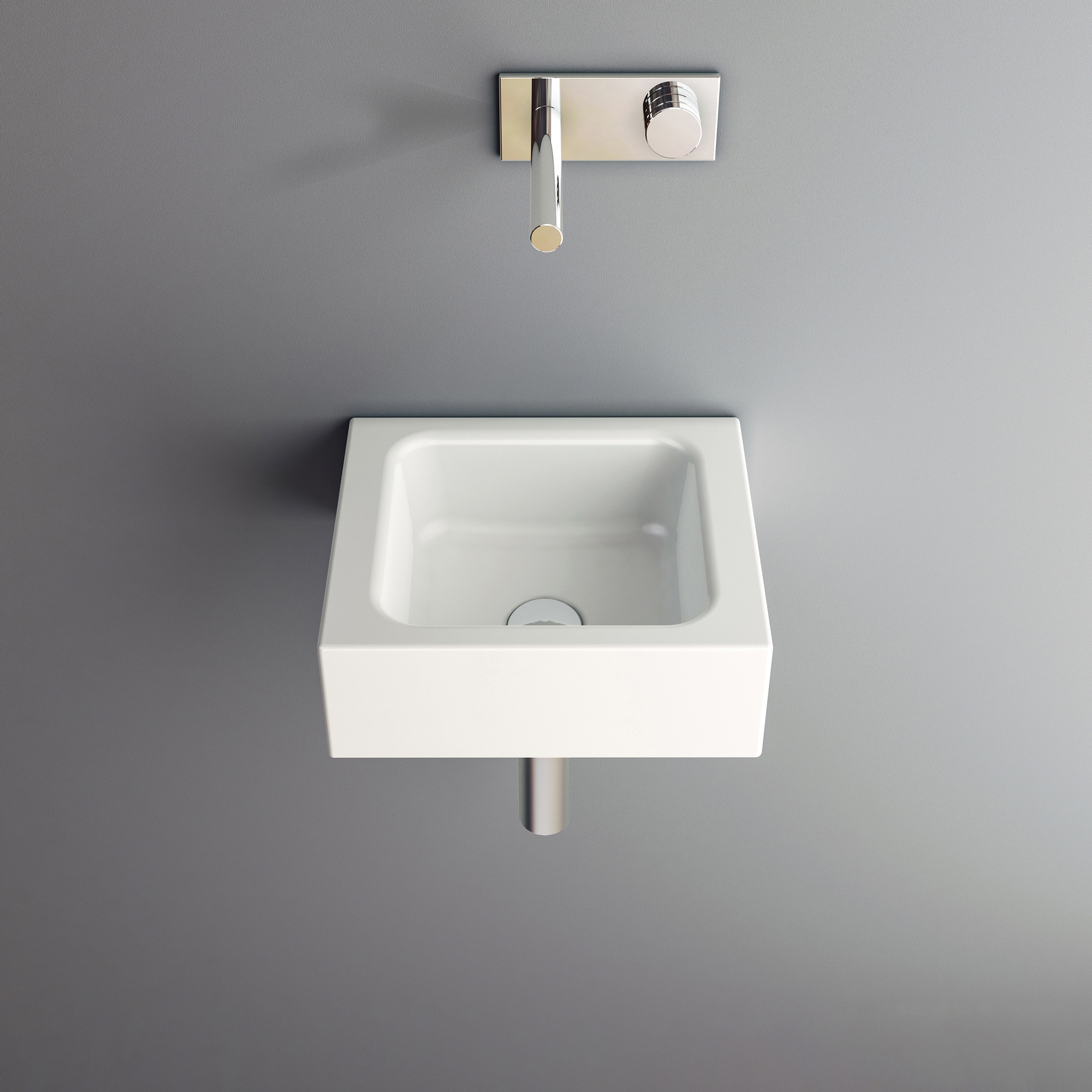 Display product MERO MINI wall-mount washbasin from manufacturer Schmidlin