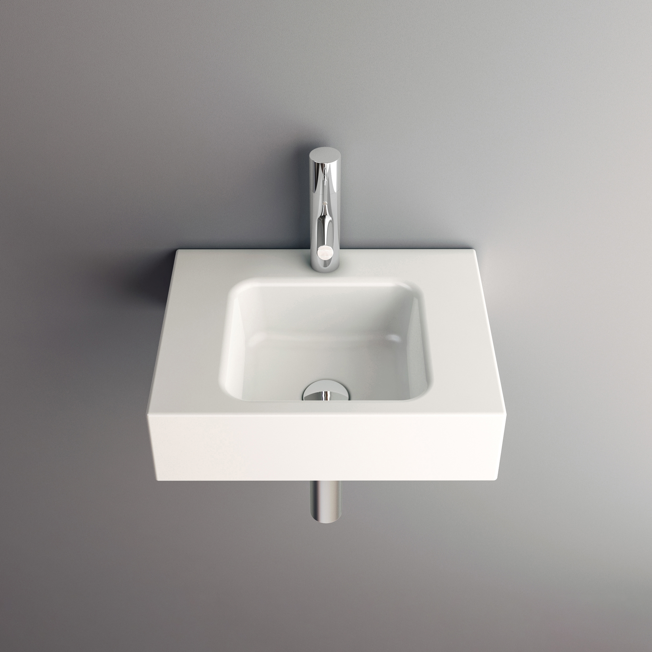Display product MERO MINI wall-mount washbasin from manufacturer Schmidlin