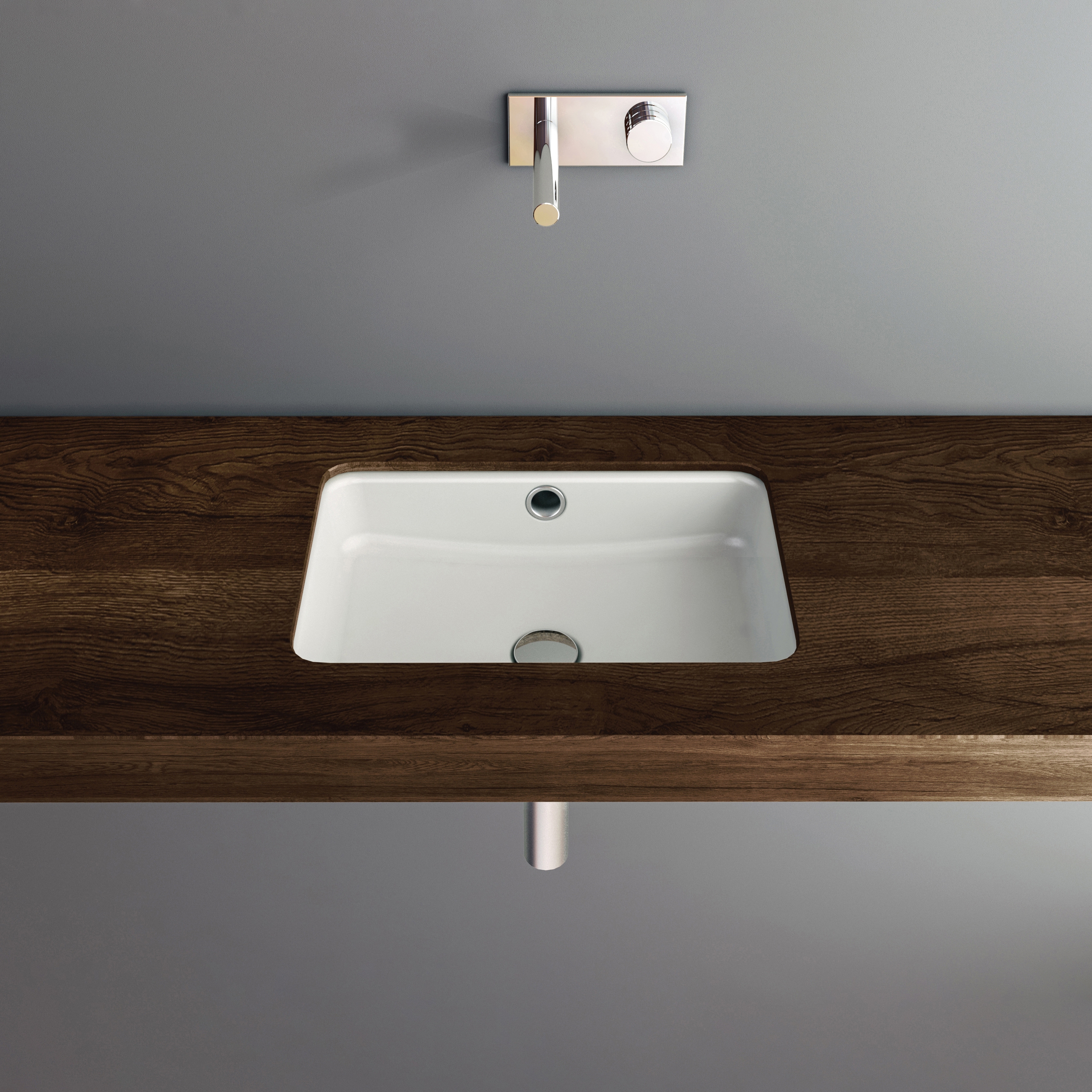 Display product MERO undermount washbasin from manufacturer Schmidlin