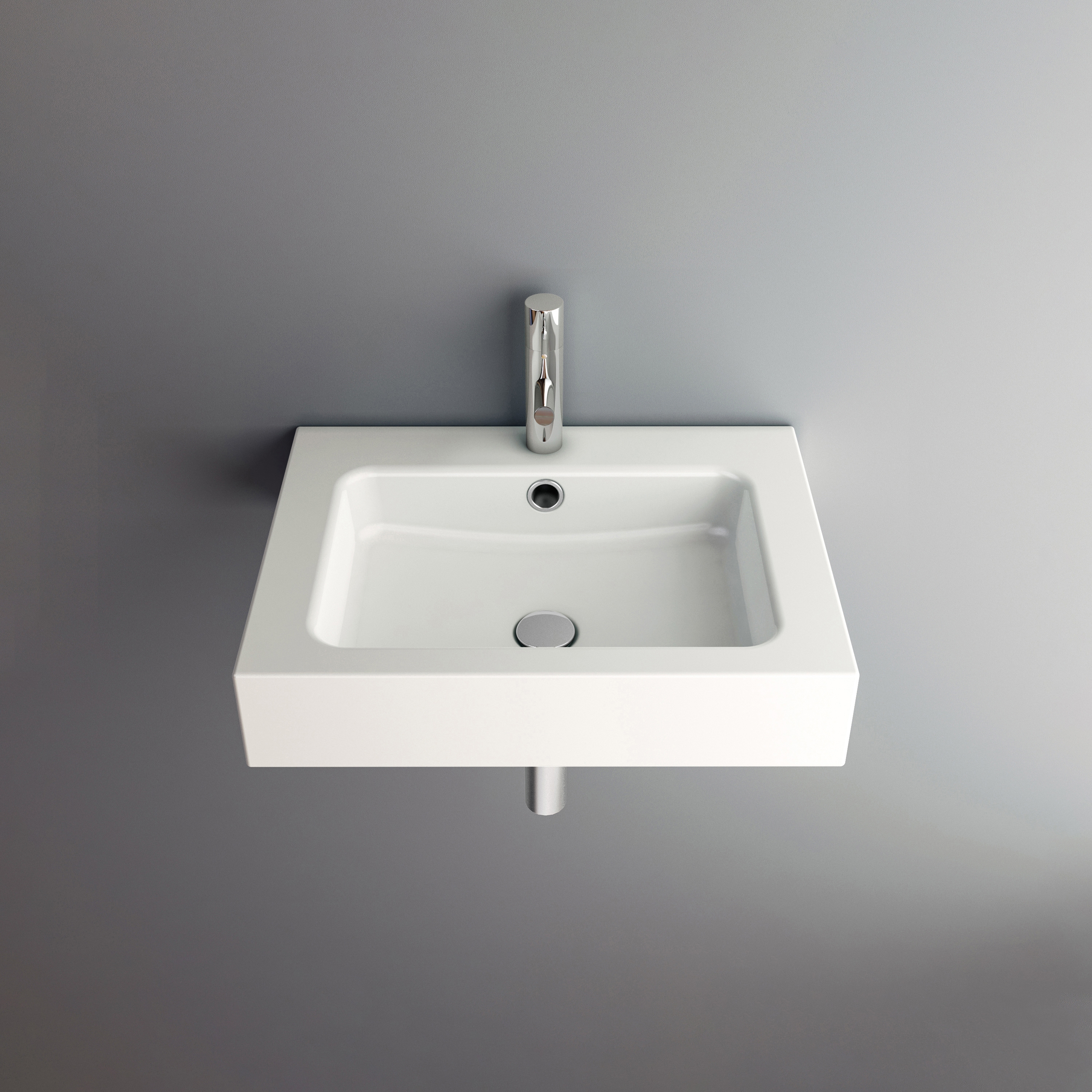 Vertoon produk MERO wall-mount washbasin van vervaardiger Schmidlin