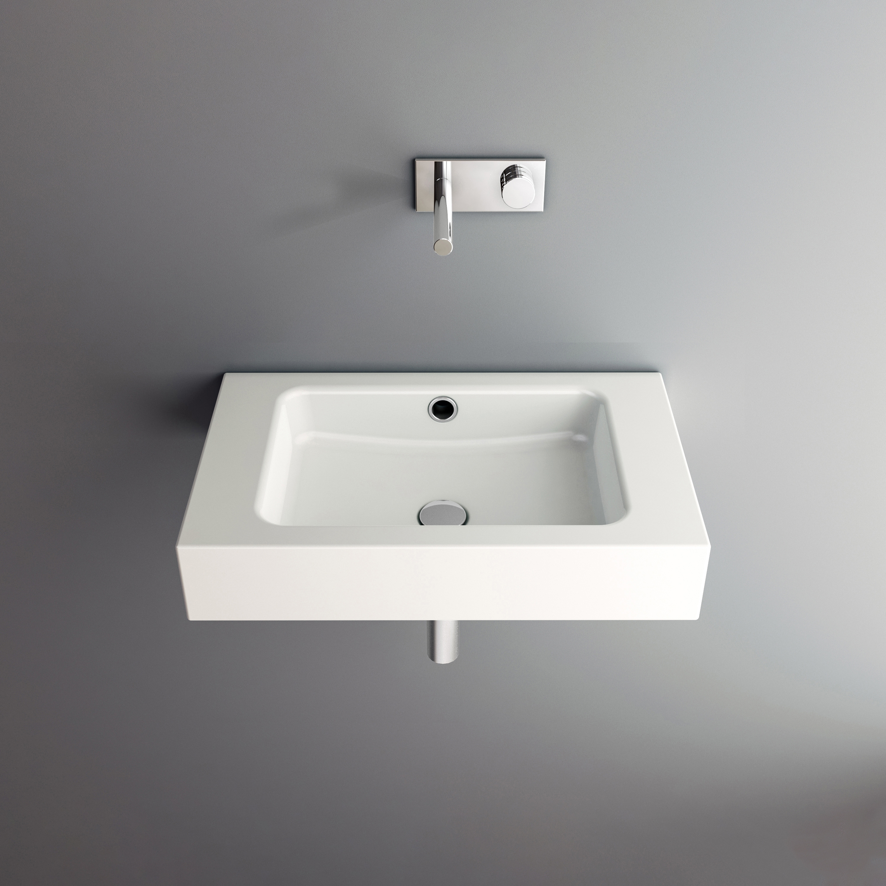 Vertoon produk MERO wall-mount washbasin van vervaardiger Schmidlin
